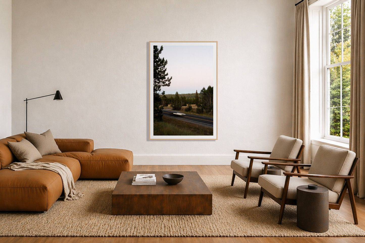 Framed photograph of Bear Valleytif by Dylan Ozanich displayed on a wall