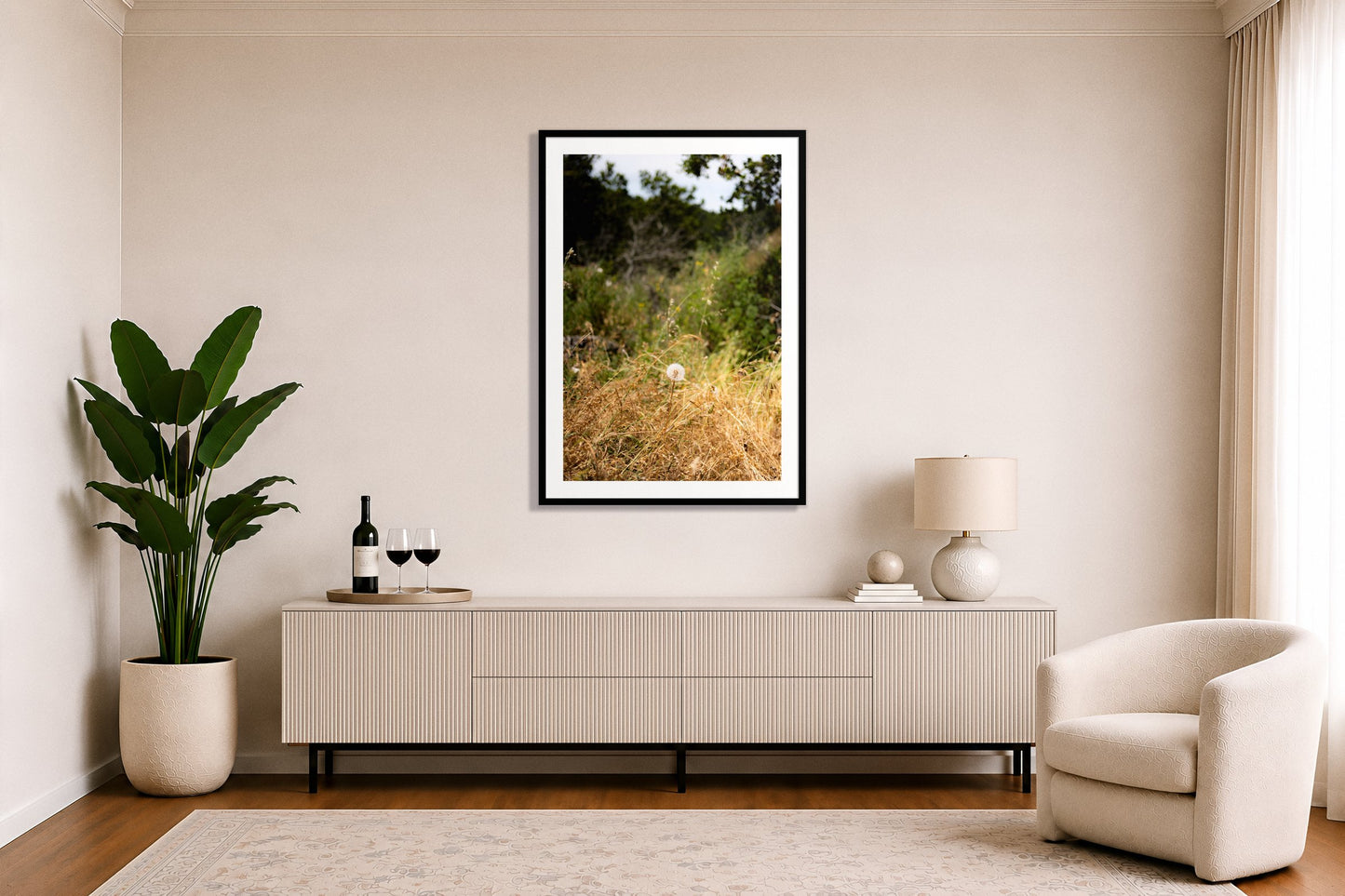Framed photograph of Diamond In The Rough by Dylan Ozanich displayed on a wall