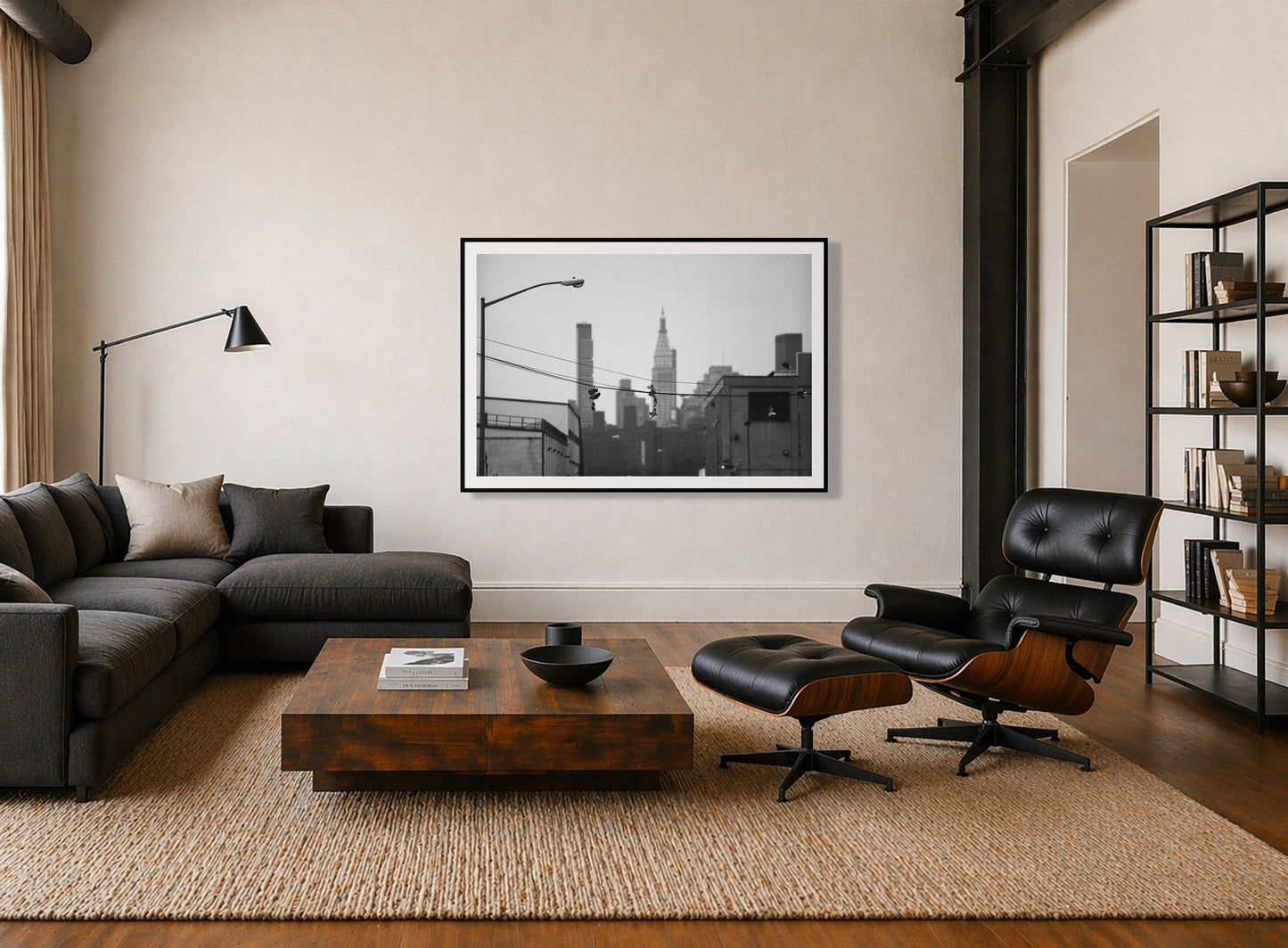 Framed photograph of His And Hers by Dylan Ozanich displayed on a wall