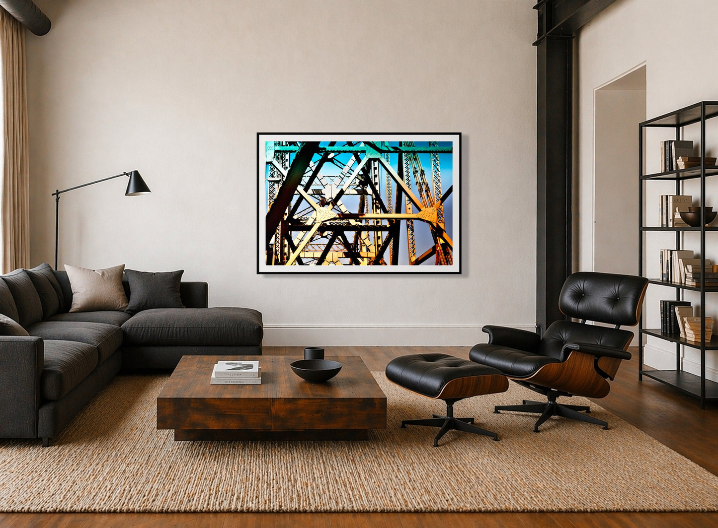 Framed photograph of Old School Cool by Dylan Ozanich displayed on a wall