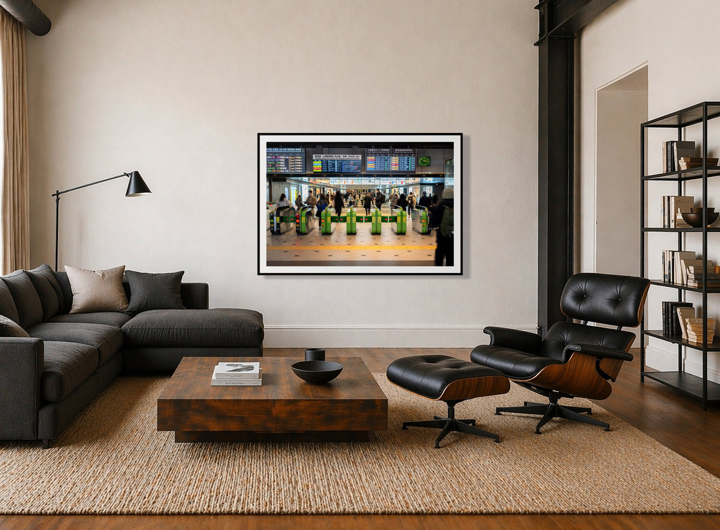 Framed photograph of On Time by Dylan Ozanich displayed on a wall