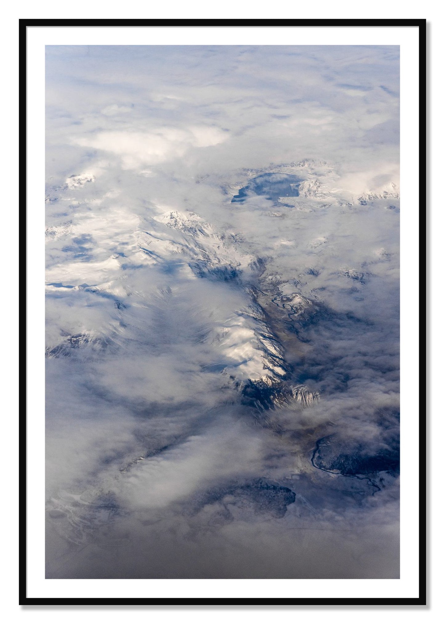 Framed photograph of Above It All by Dylan Ozanich, Black frame, Borders