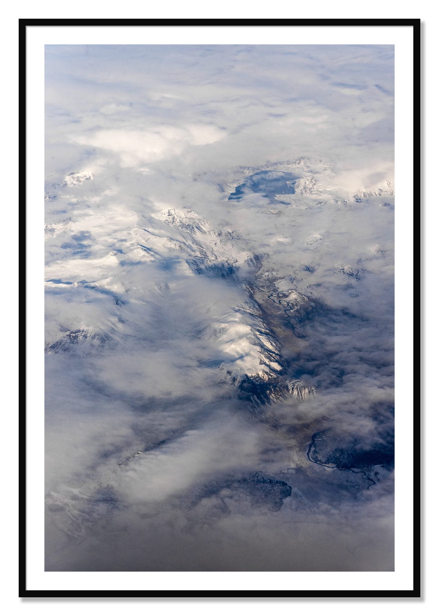 Framed photograph of Above It All by Dylan Ozanich, Black frame, Borders