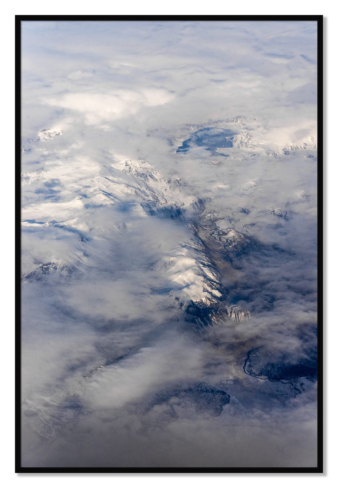 Framed photograph of Above It All by Dylan Ozanich, Black frame, Full Bleed