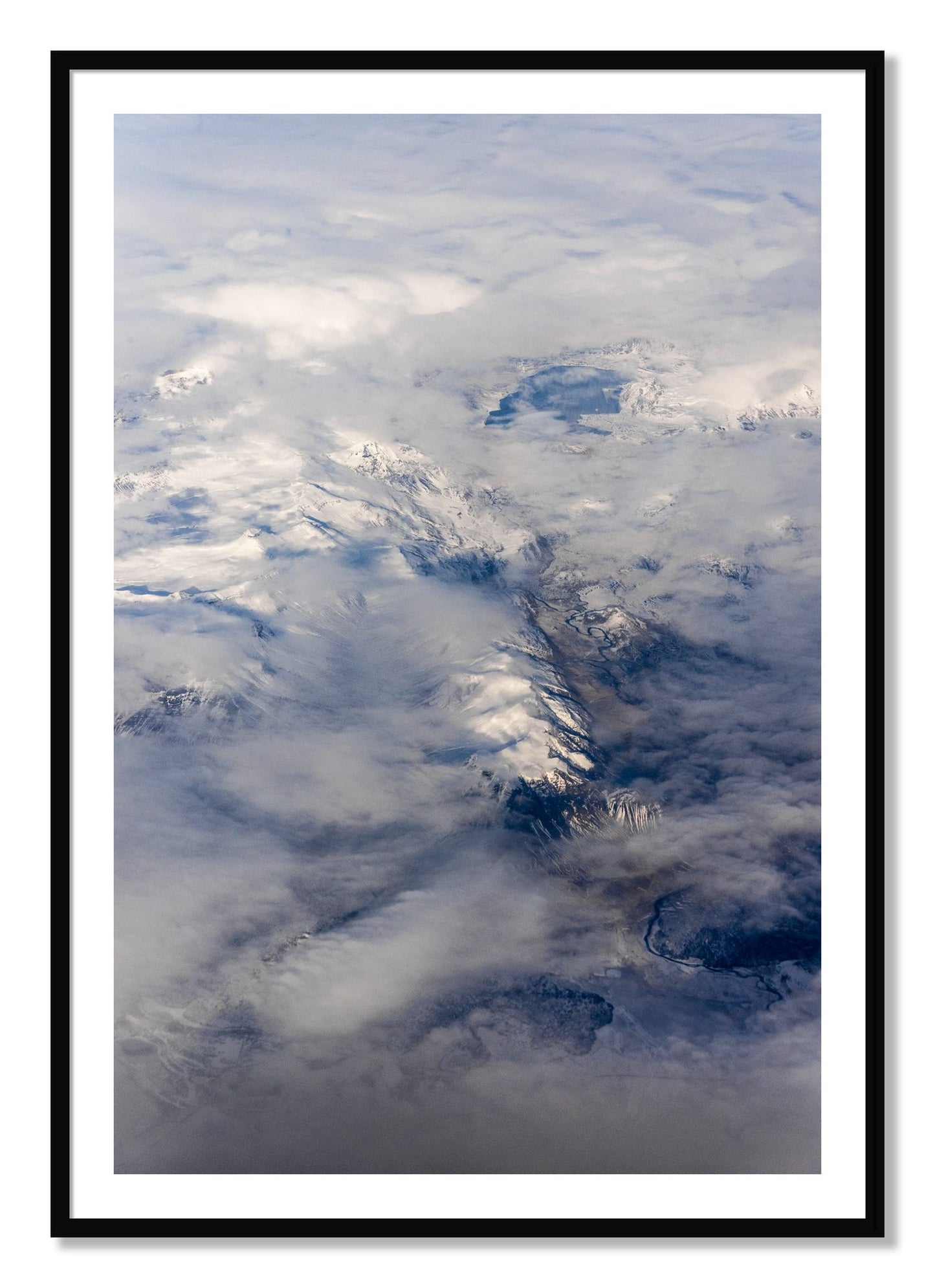 Framed photograph of Above It All by Dylan Ozanich, Black frame, Borders
