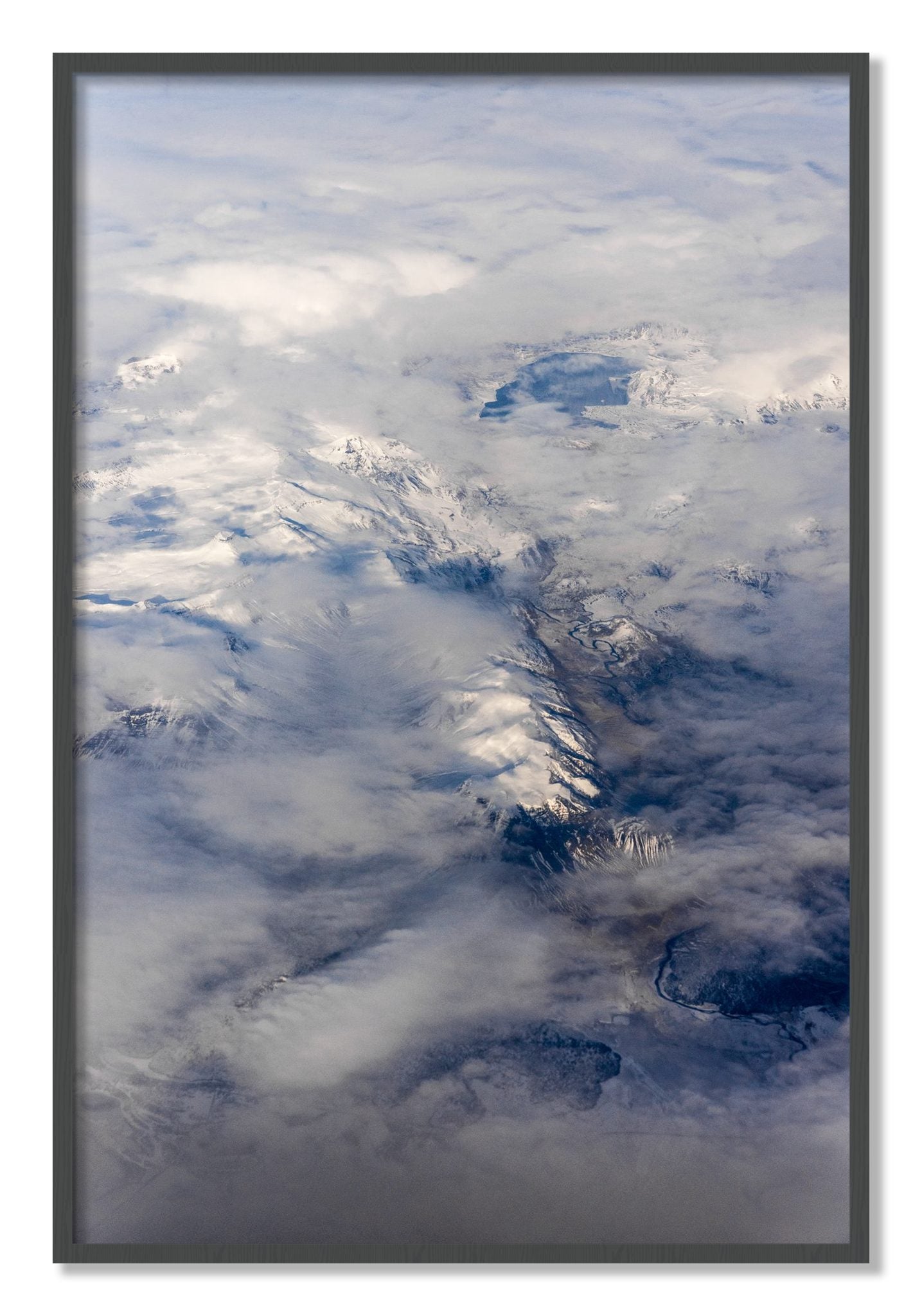 Framed photograph of Above It All by Dylan Ozanich, Grey frame, Full Bleed