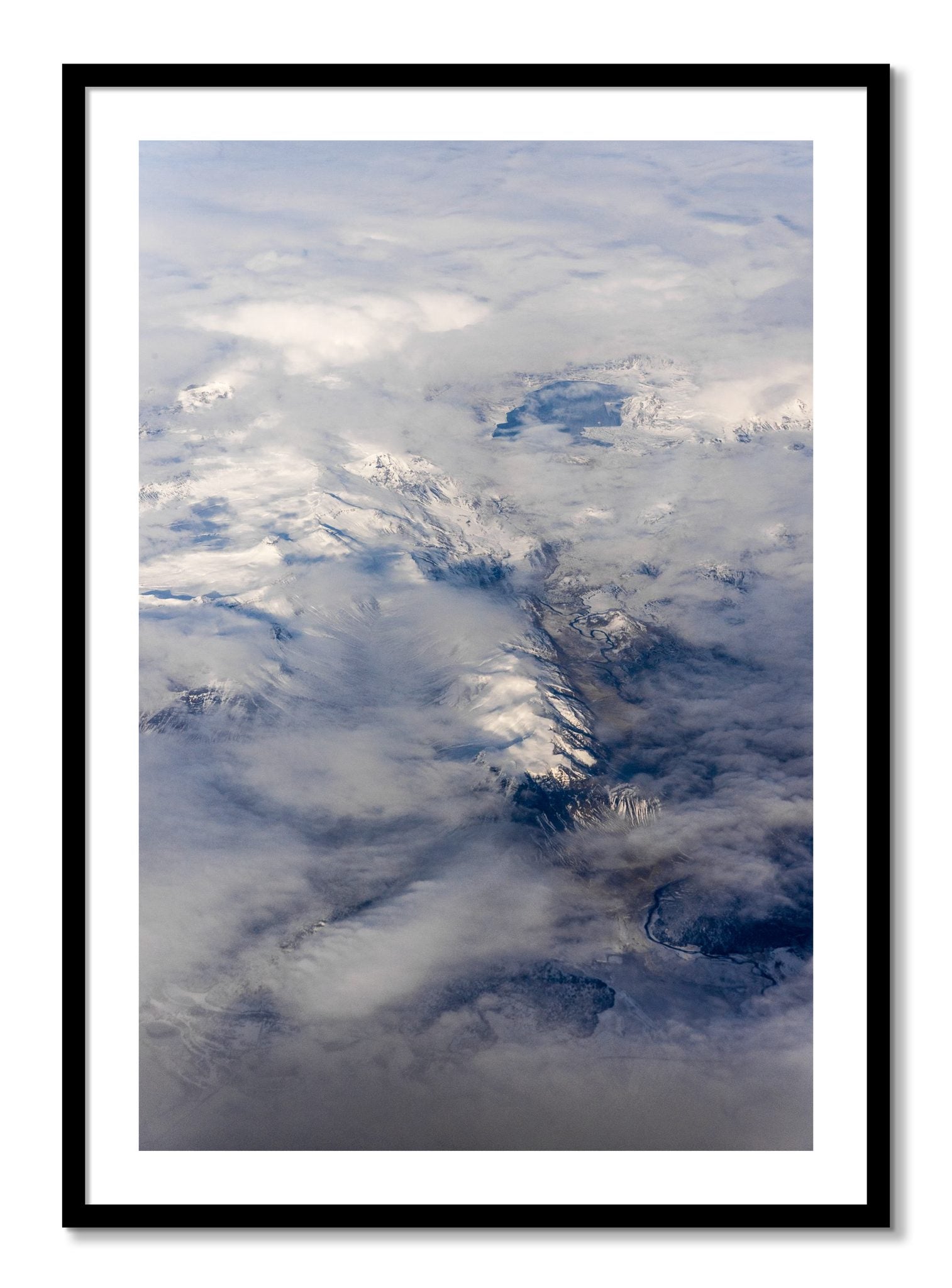 Framed photograph of Above It All by Dylan Ozanich, Black frame, Borders