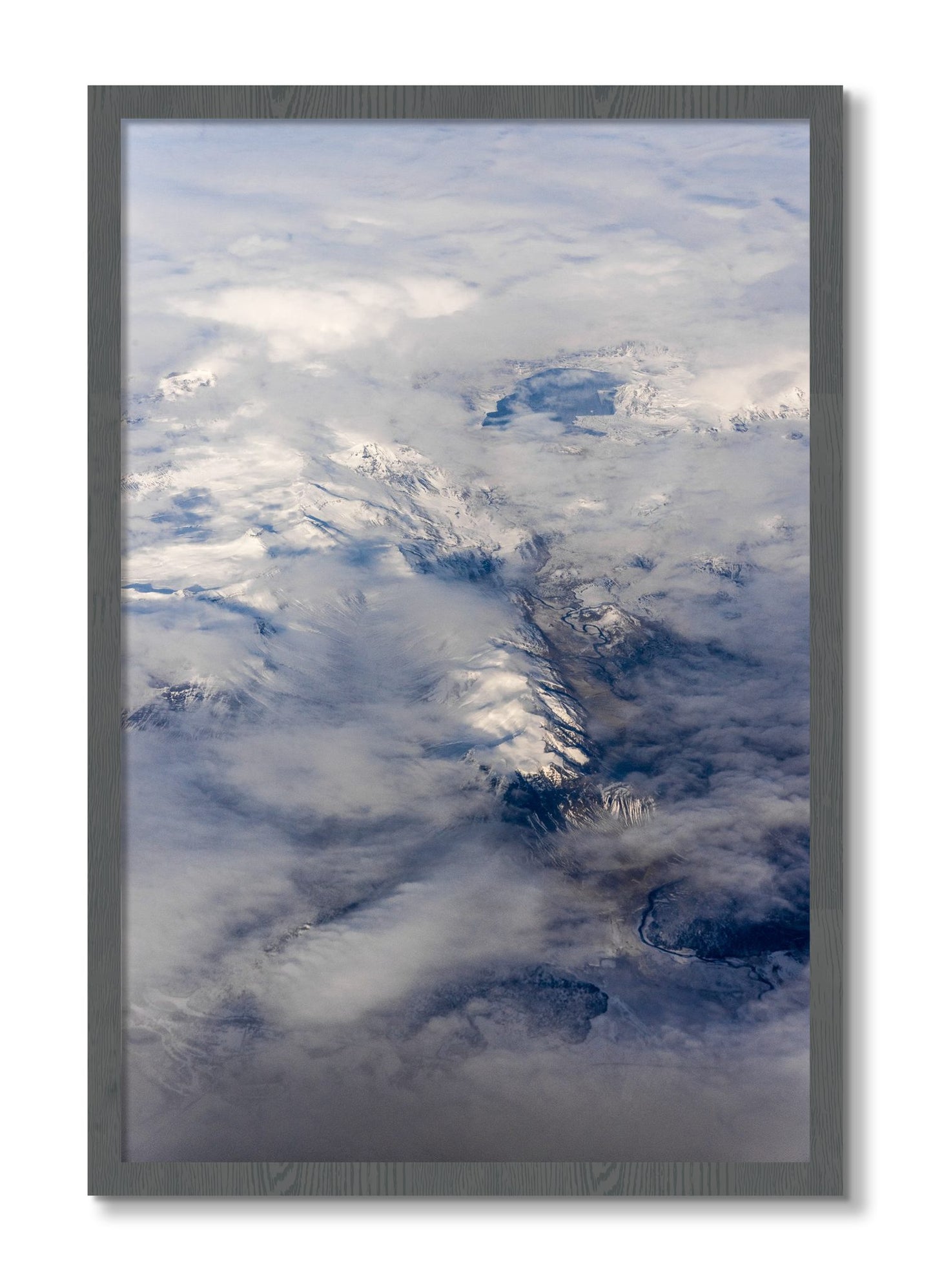 Framed photograph of Above It All by Dylan Ozanich, Grey frame, Full Bleed