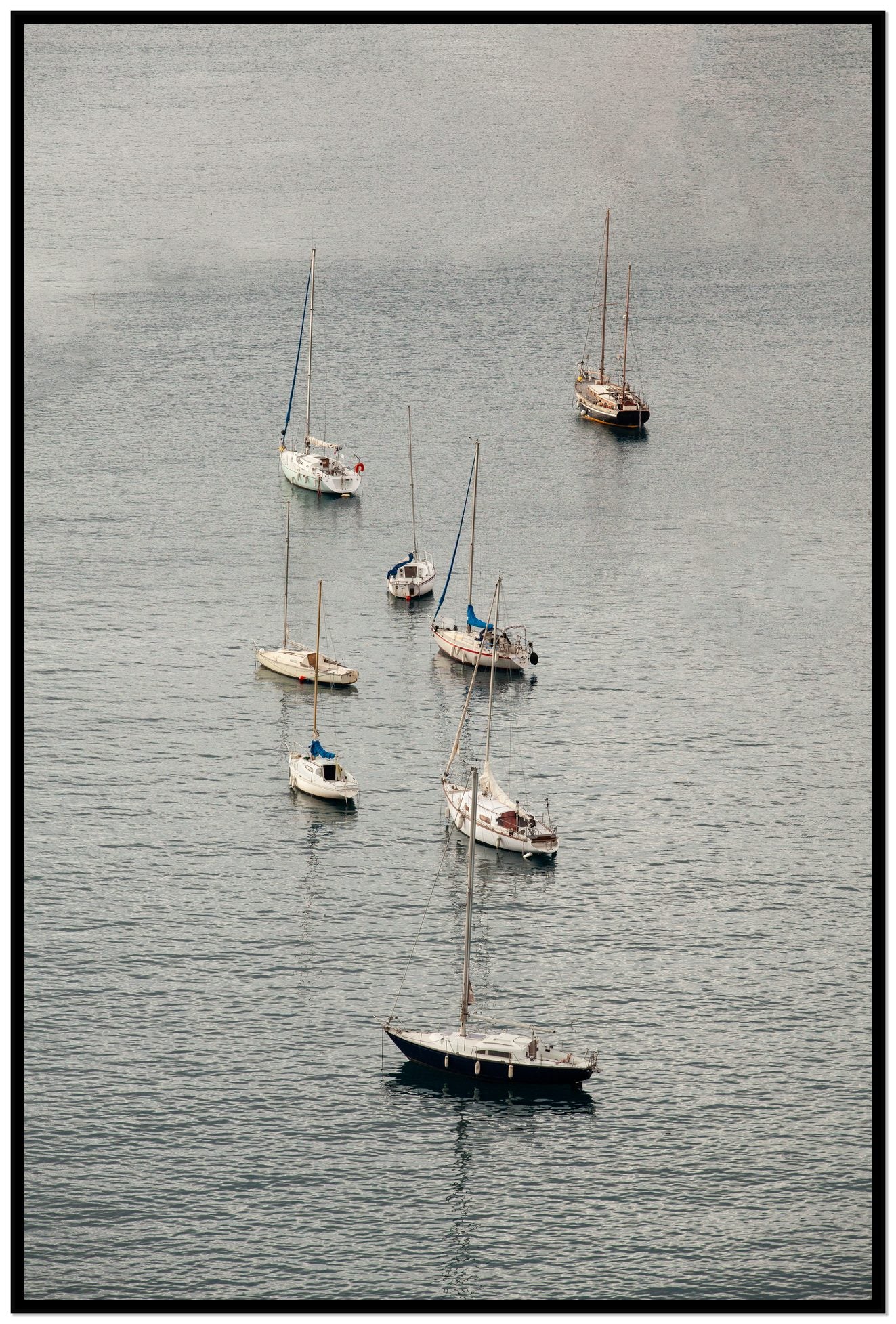 Anchored by Dylan Ozanich, 48×72 Full Bleed Print in a Black frame