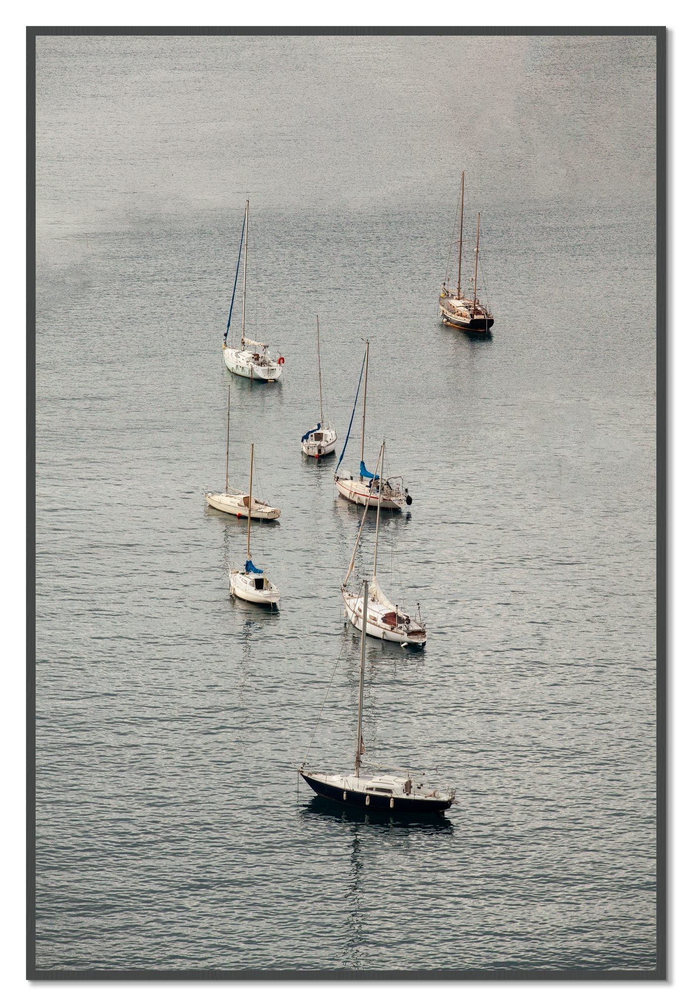 Anchored by Dylan Ozanich, 48×72 Full Bleed Print in a Grey frame
