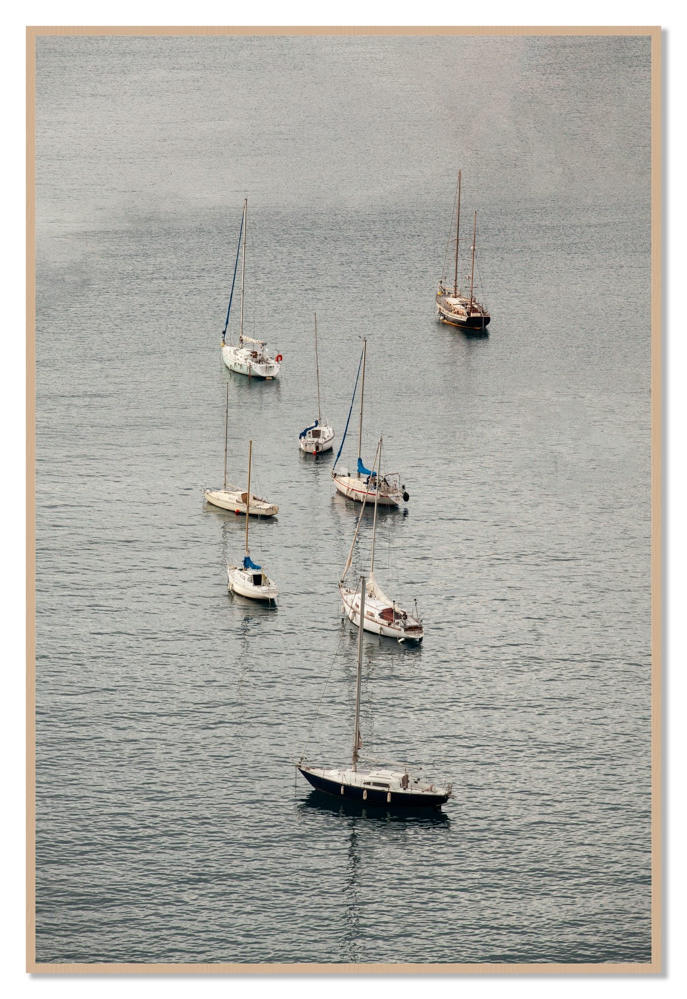 Anchored by Dylan Ozanich, 48×72 Full Bleed Print in an Oak frame