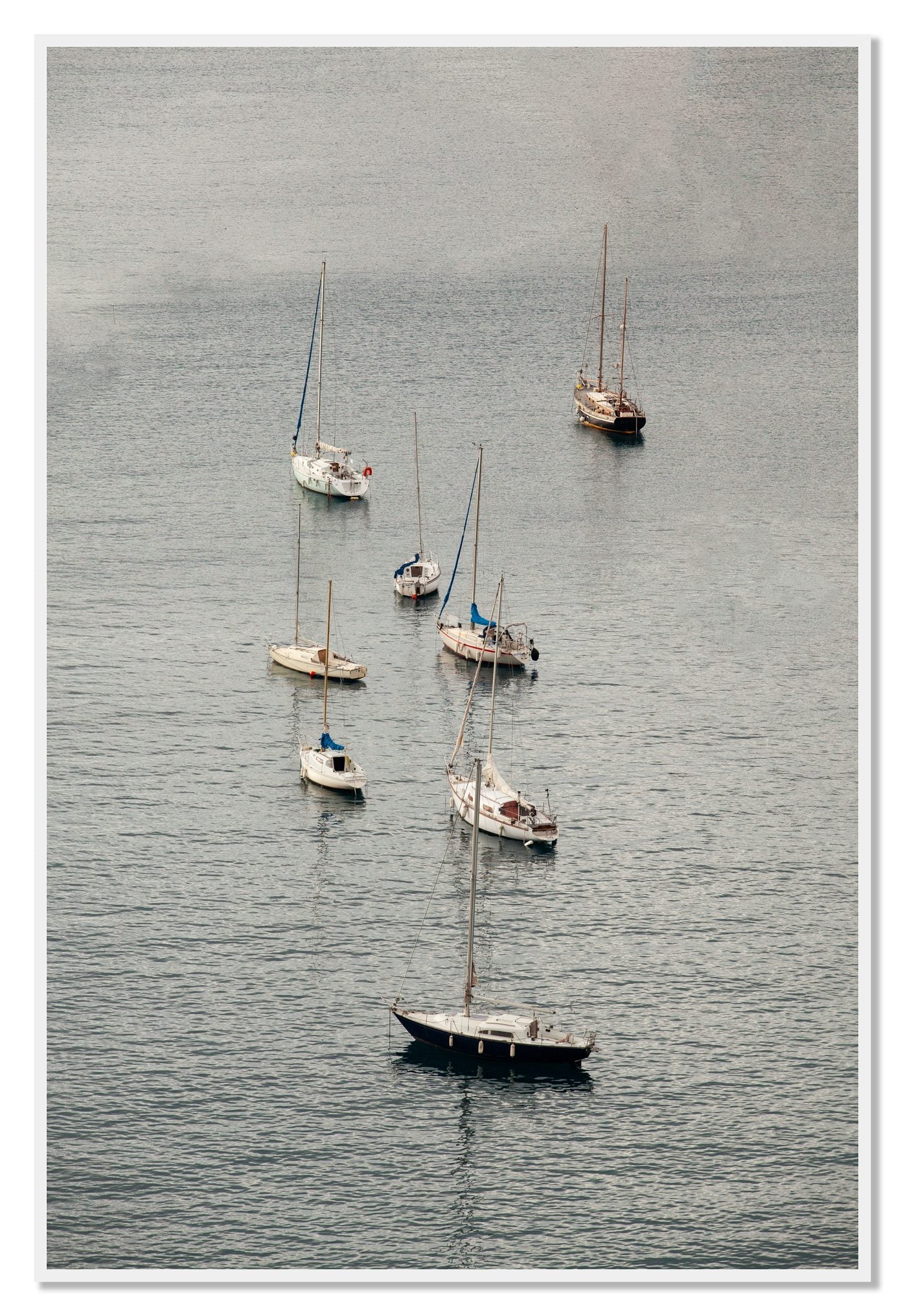 Anchored by Dylan Ozanich, 48×72 Full Bleed Print in a White frame
