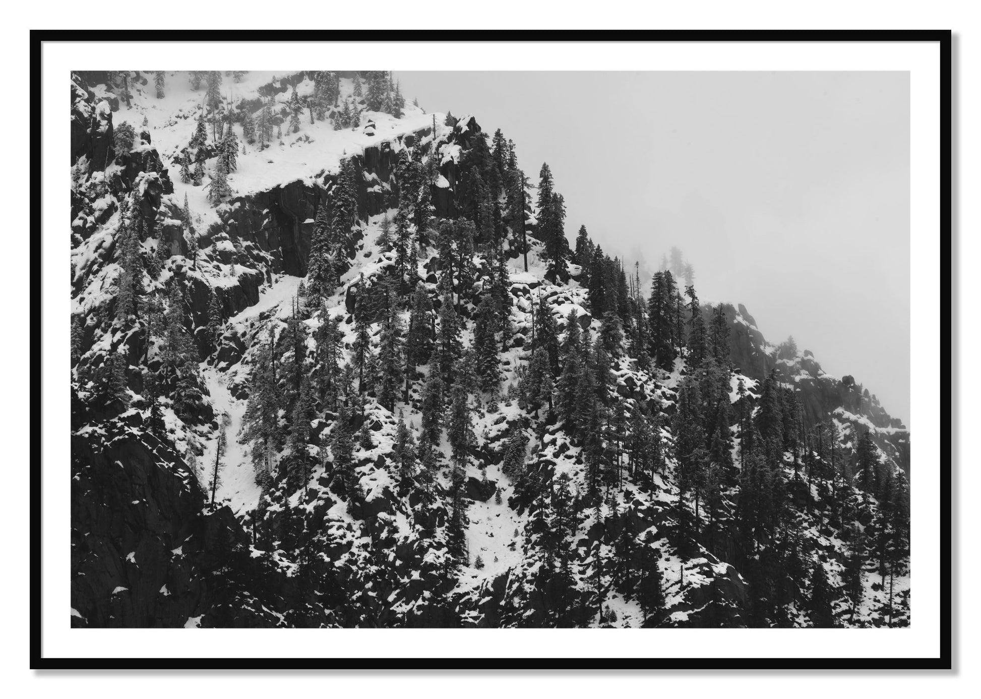 Framed photograph of Ascend by Dylan Ozanich, Black frame, Borders