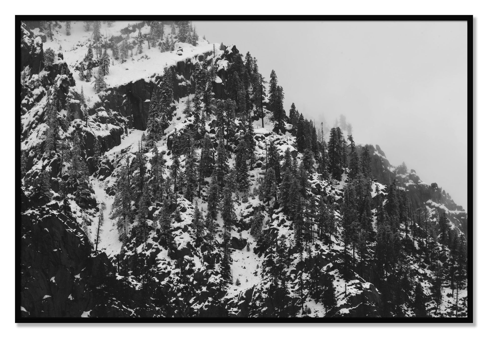 Framed photograph of Ascend by Dylan Ozanich, Black frame, Full Bleed