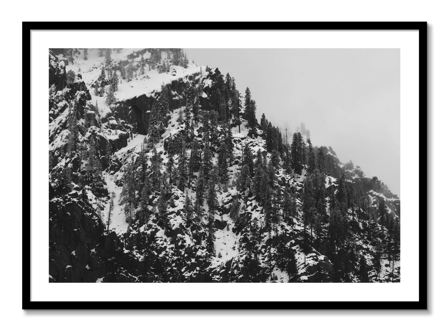 Framed photograph of Ascend by Dylan Ozanich, Black frame, Borders