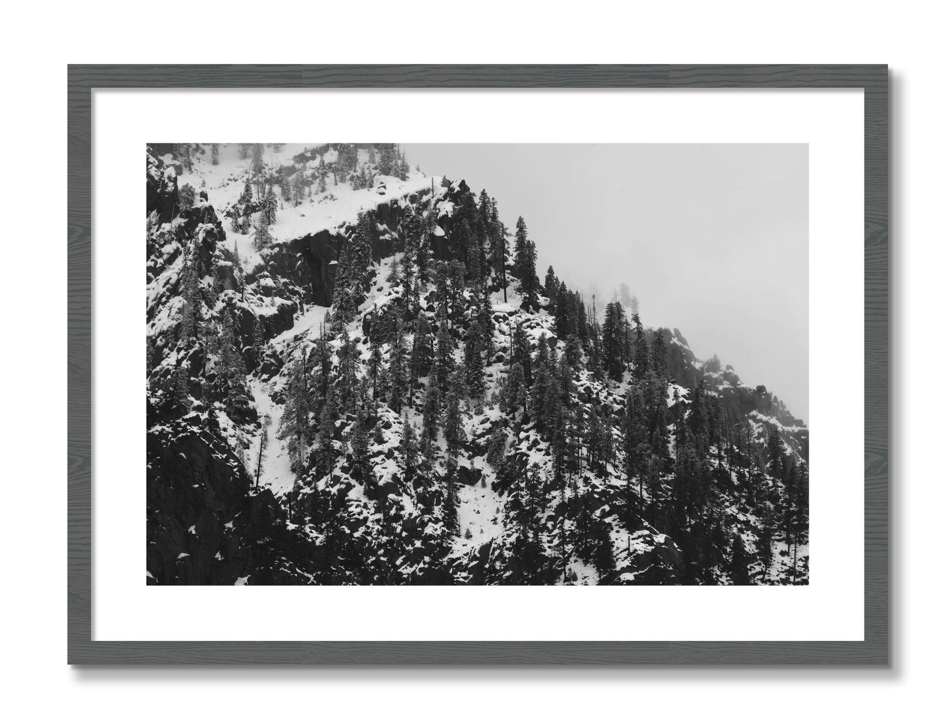 Framed photograph of Ascend by Dylan Ozanich, Grey frame, Borders