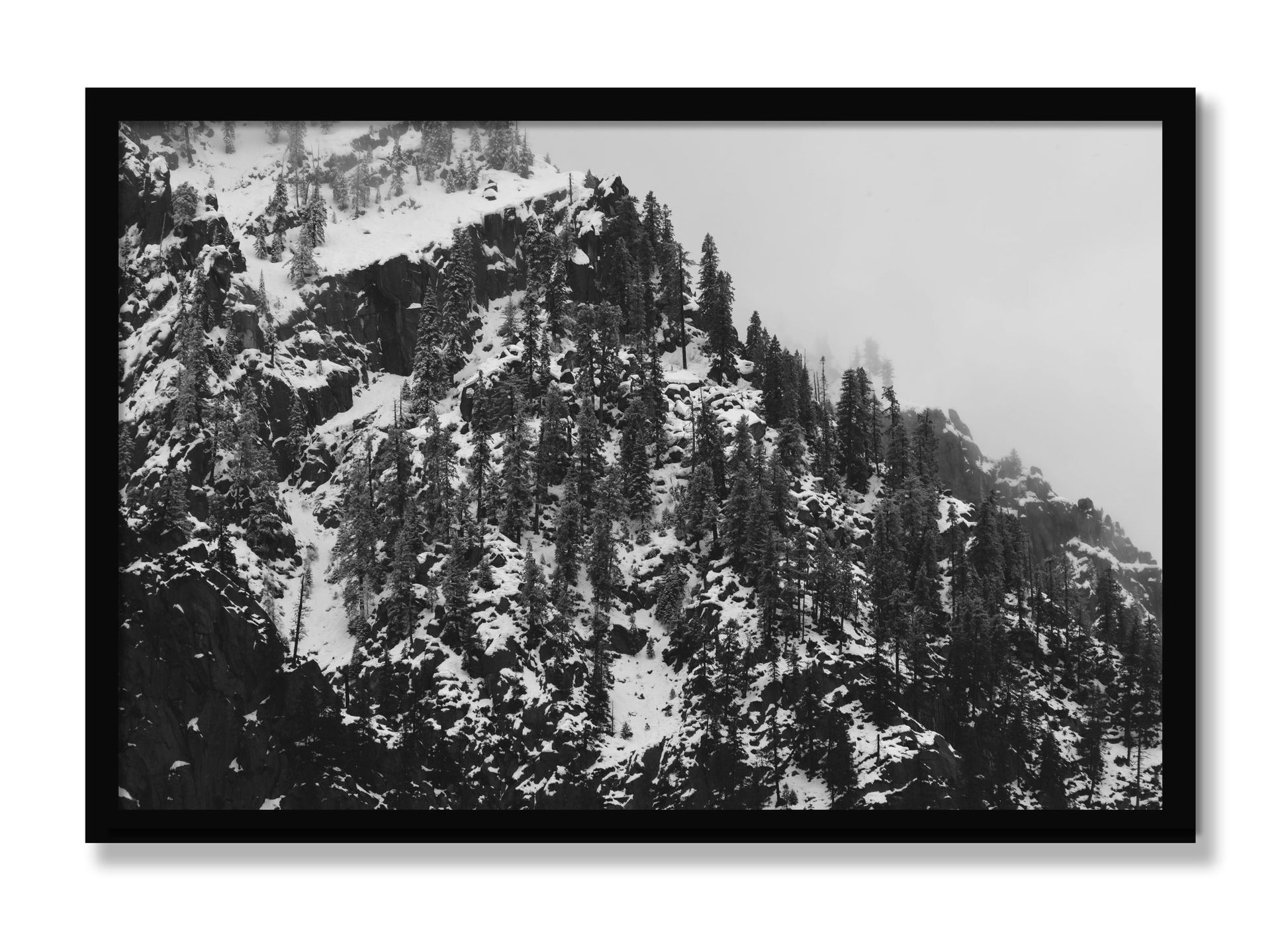 Framed photograph of Ascend by Dylan Ozanich, Black frame, Full Bleed
