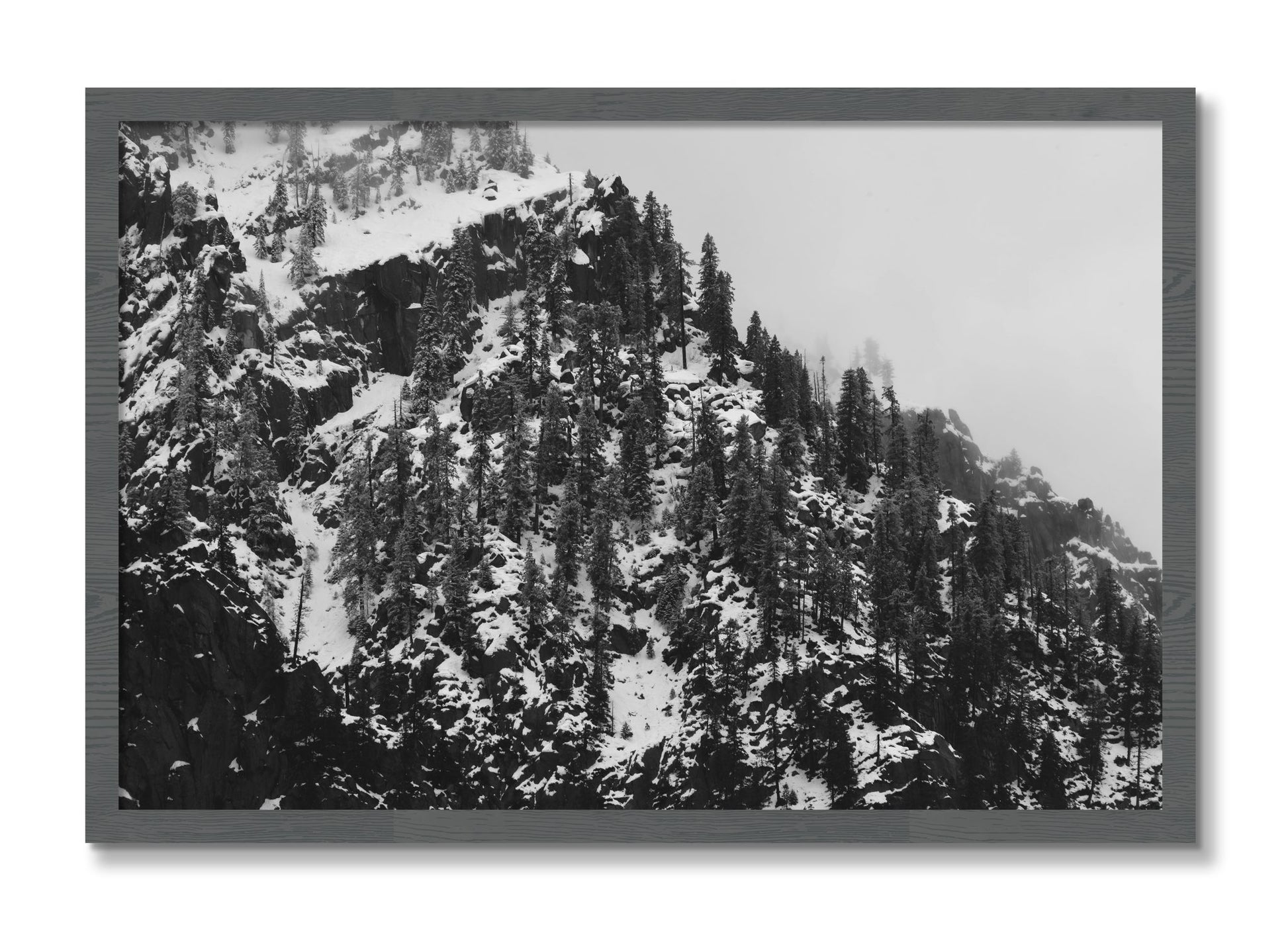 Framed photograph of Ascend by Dylan Ozanich, Grey frame, Full Bleed