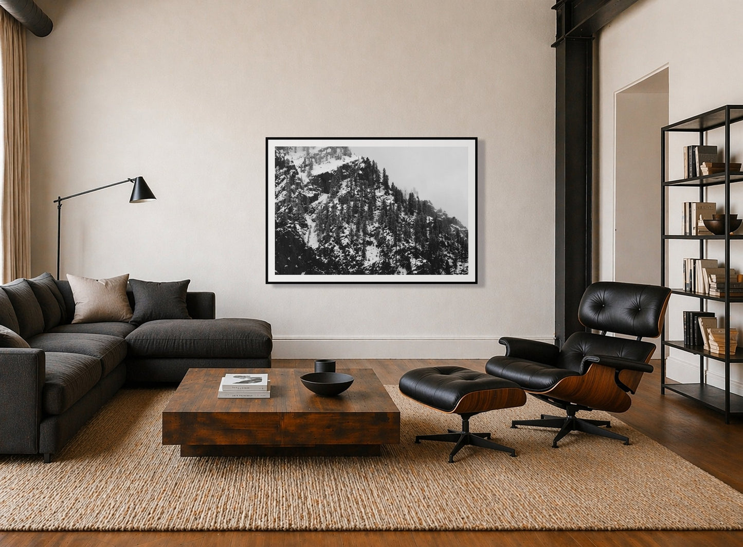 Framed photograph of Ascend by Dylan Ozanich displayed on a wall
