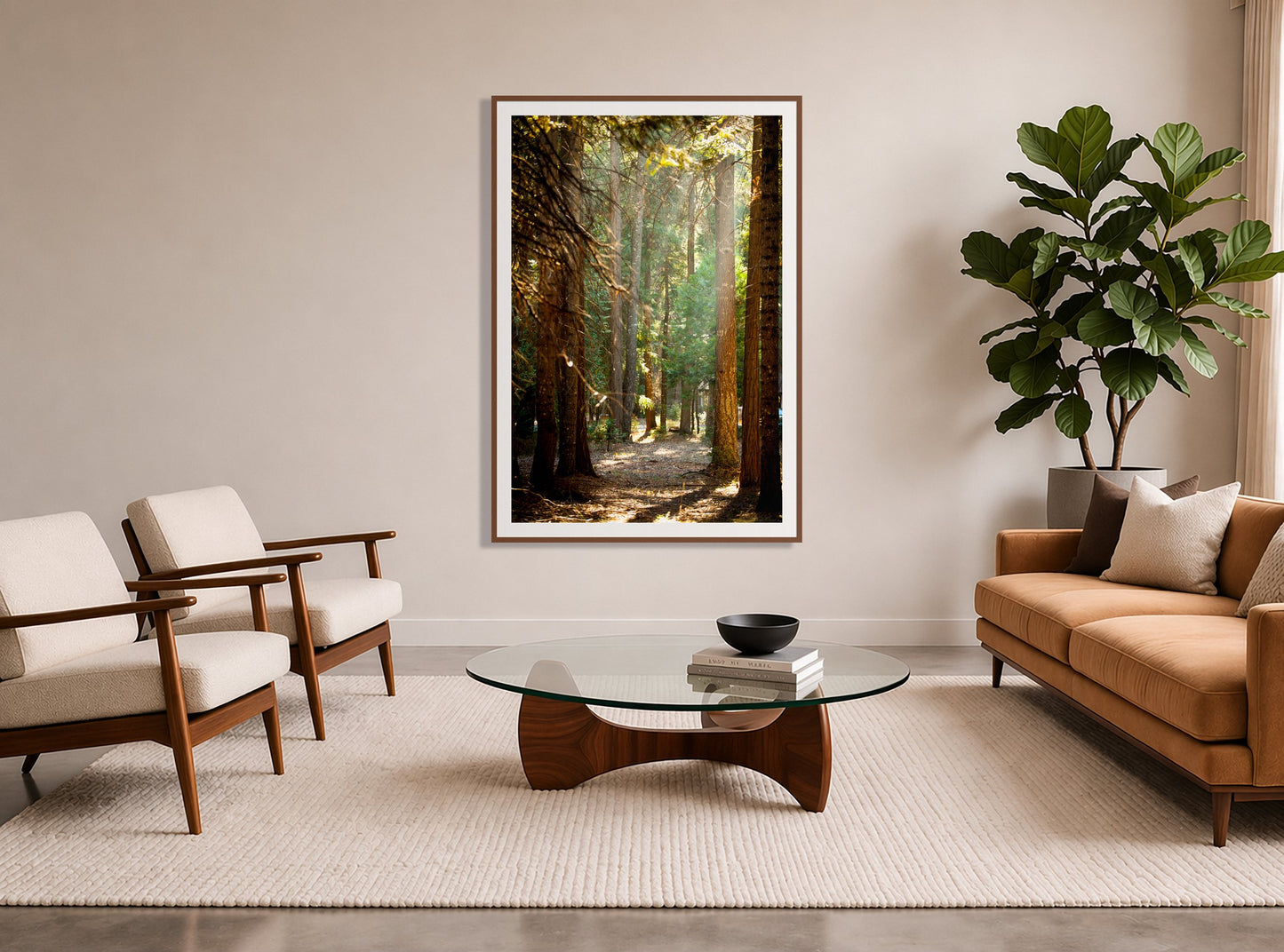 Framed photograph of Autumn by Dylan Ozanich displayed on a wall