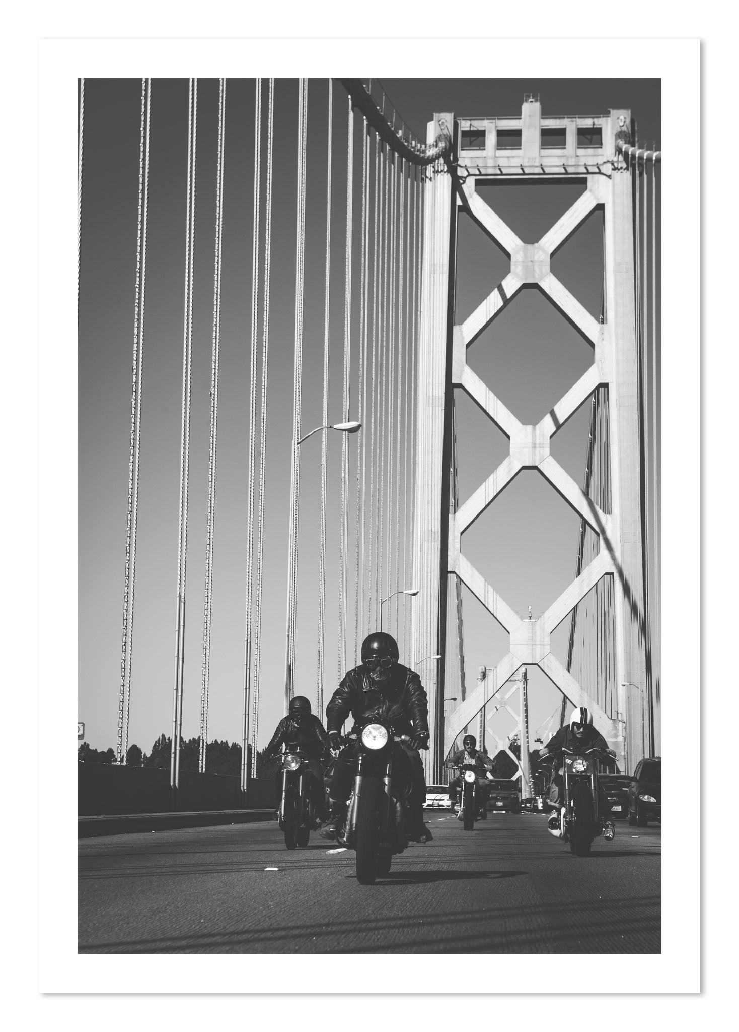 Fine art print of Bay Bridge Boys by Dylan Ozanich, unframed
