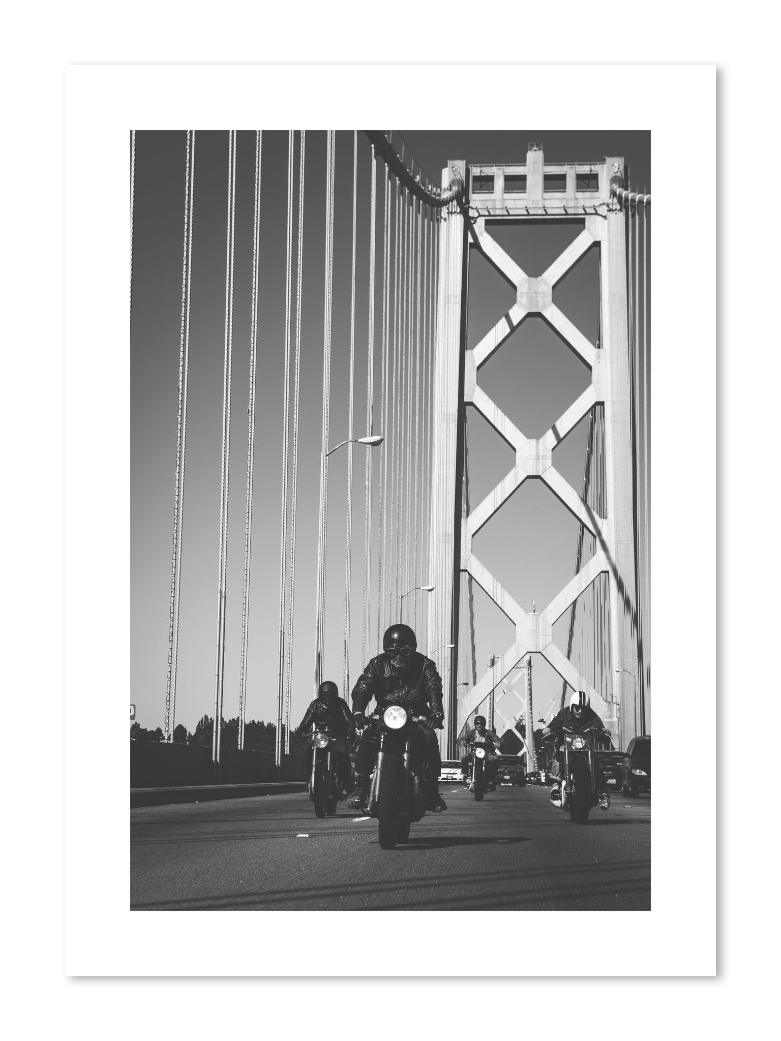 Fine art print of Bay Bridge Boys by Dylan Ozanich, unframed