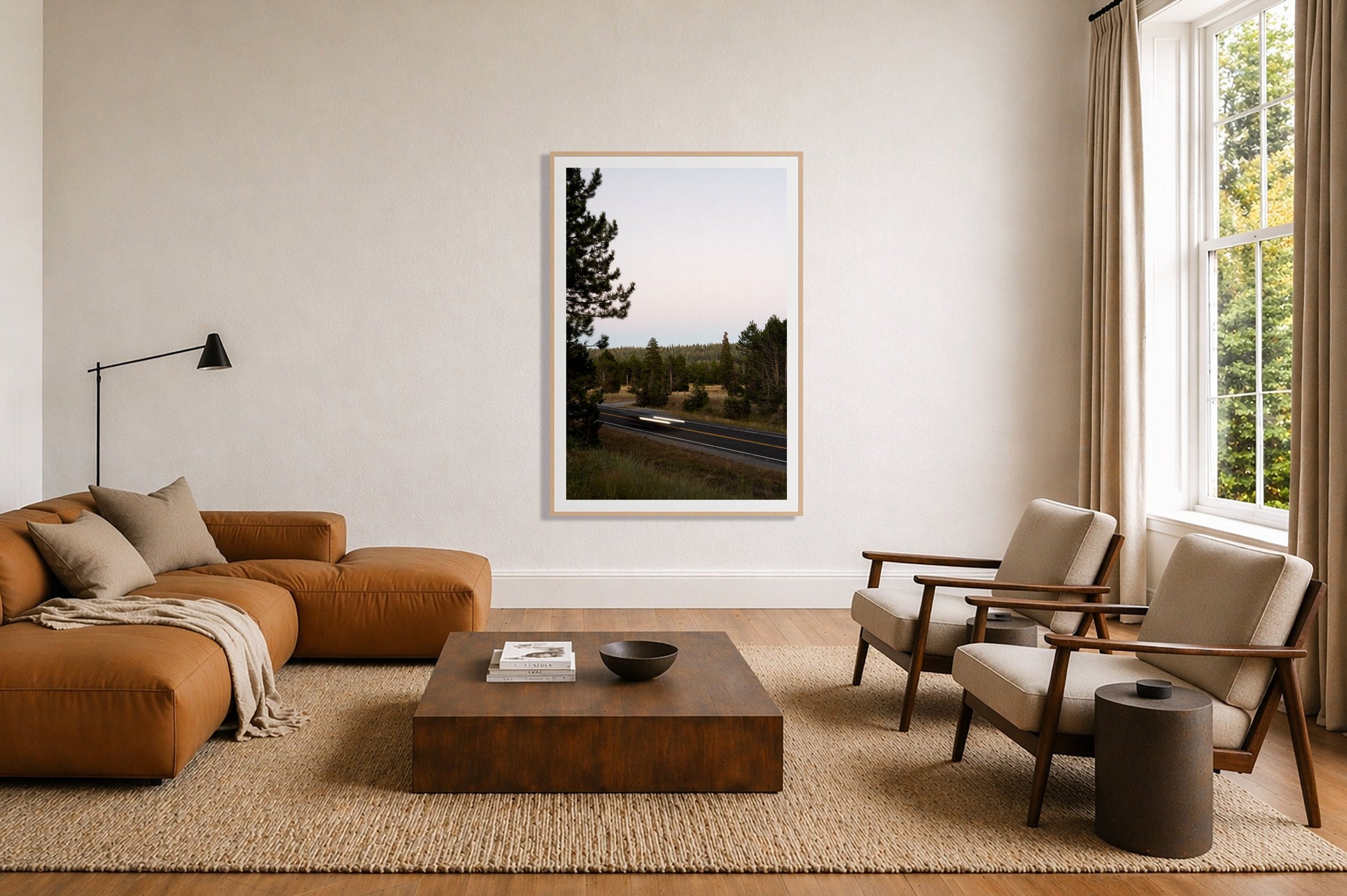 Framed photograph of Bear Valleytif by Dylan Ozanich displayed on a wall