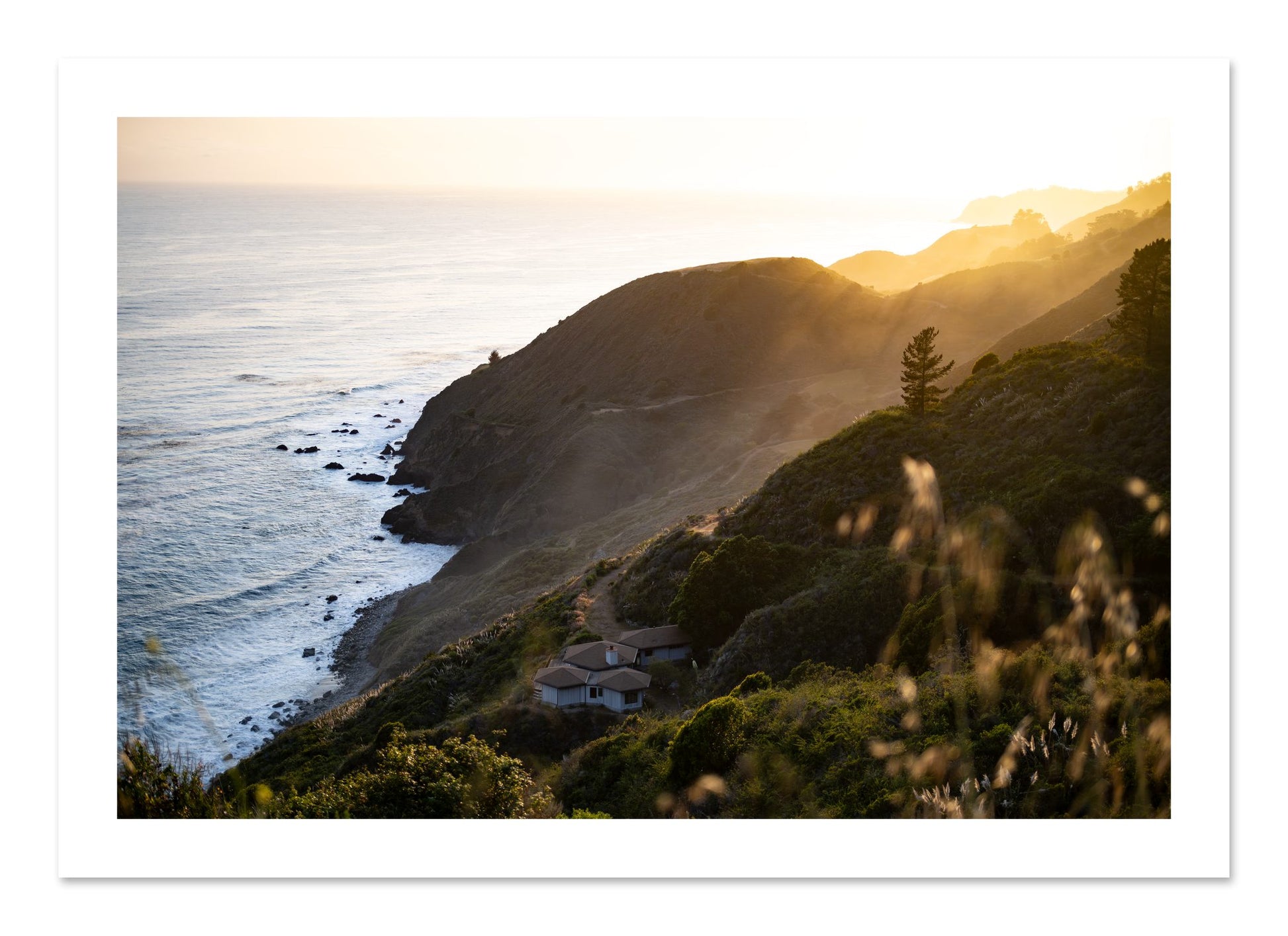 Fine art print of Big Sur Sunset by Dylan Ozanich, unframed