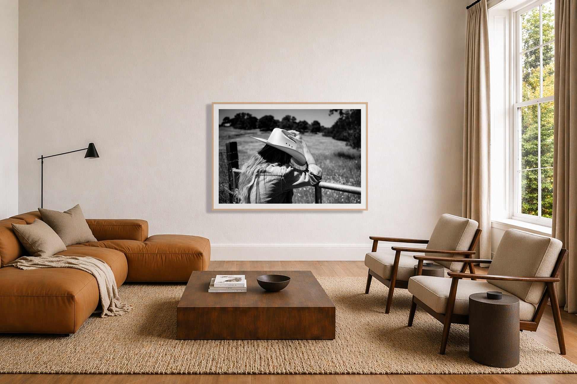 Framed photograph of Branded by Dylan Ozanich displayed on a wall