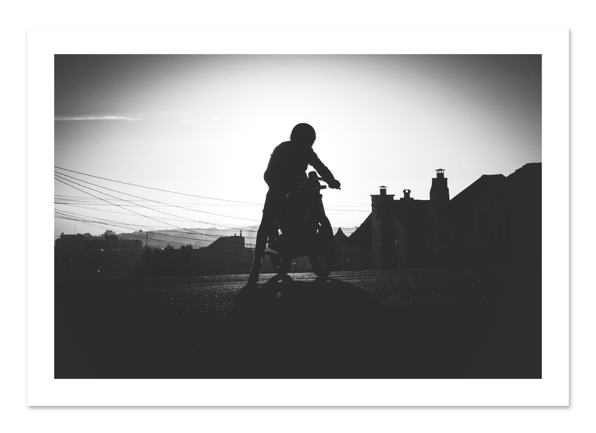 Fine art print of Cafe Racer by Dylan Ozanich, unframed