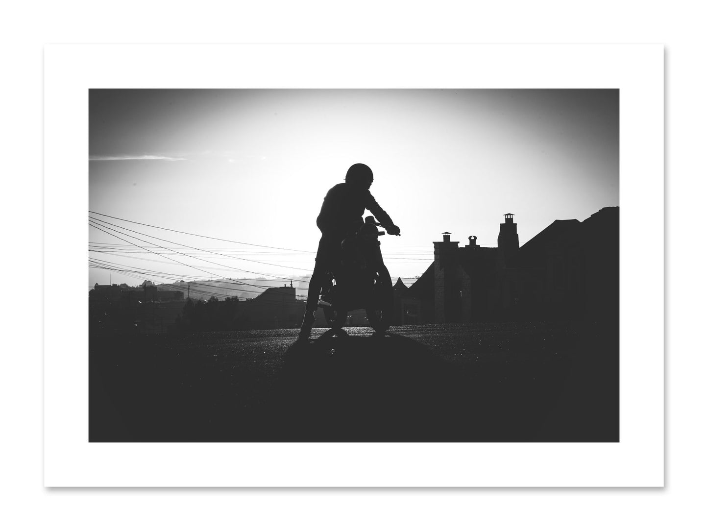 Fine art print of Cafe Racer by Dylan Ozanich, unframed