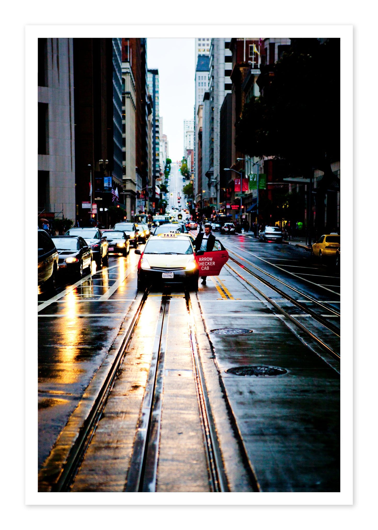 Fine art print of Californa Street by Dylan Ozanich, unframed