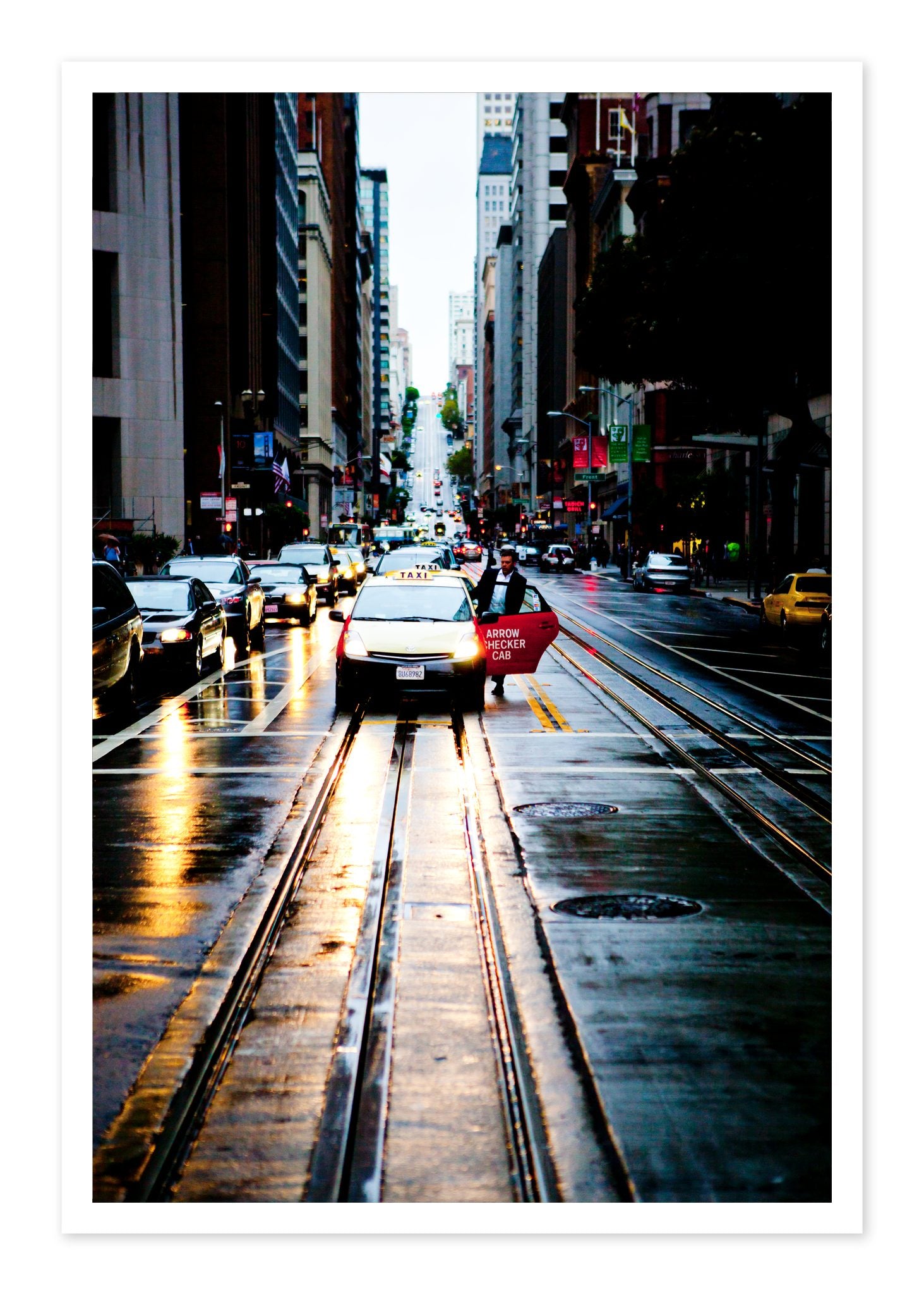 Fine art print of Californa Street by Dylan Ozanich, unframed