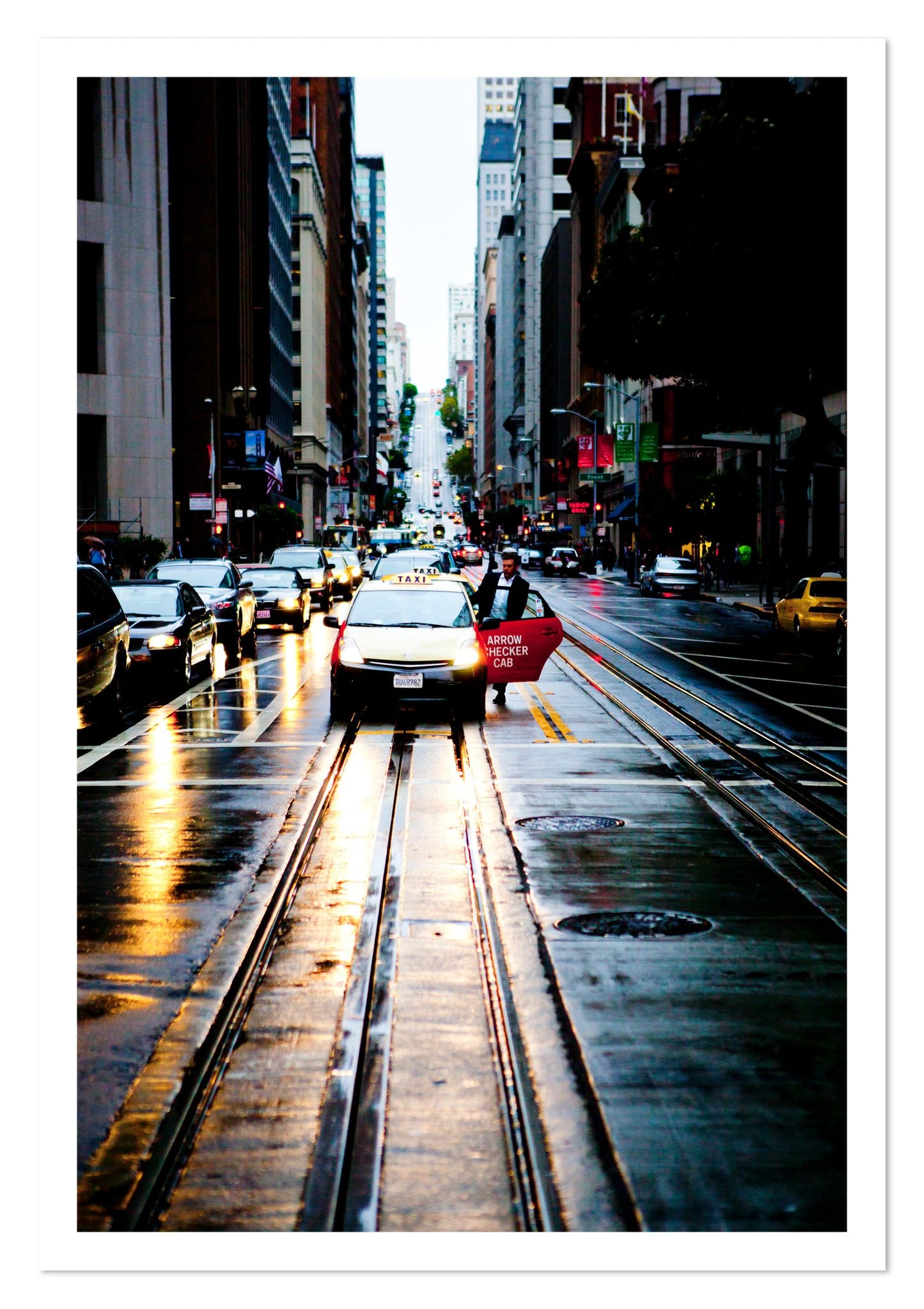 Fine art print of Californa Street by Dylan Ozanich, unframed