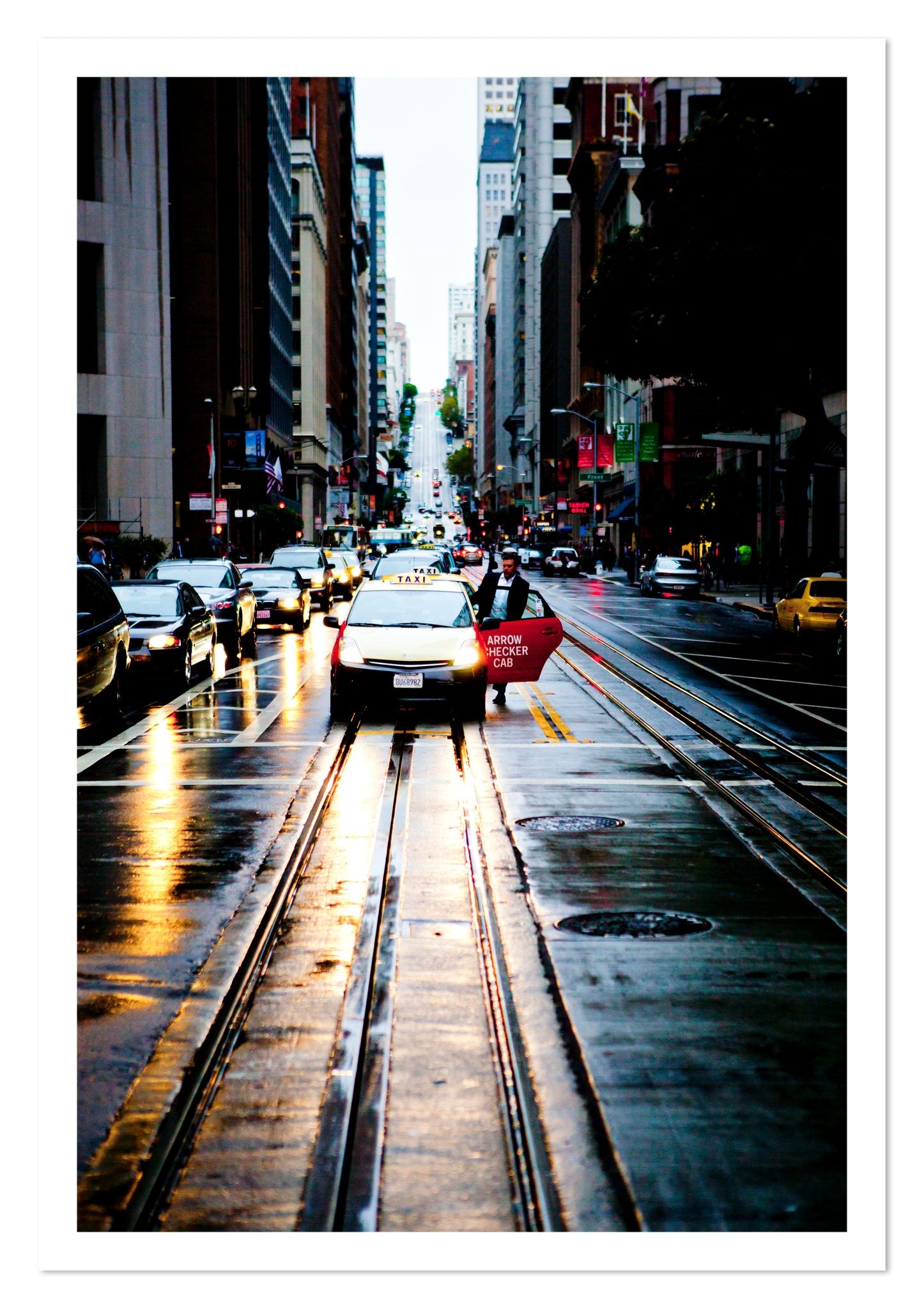 Fine art print of Californa Street by Dylan Ozanich, unframed