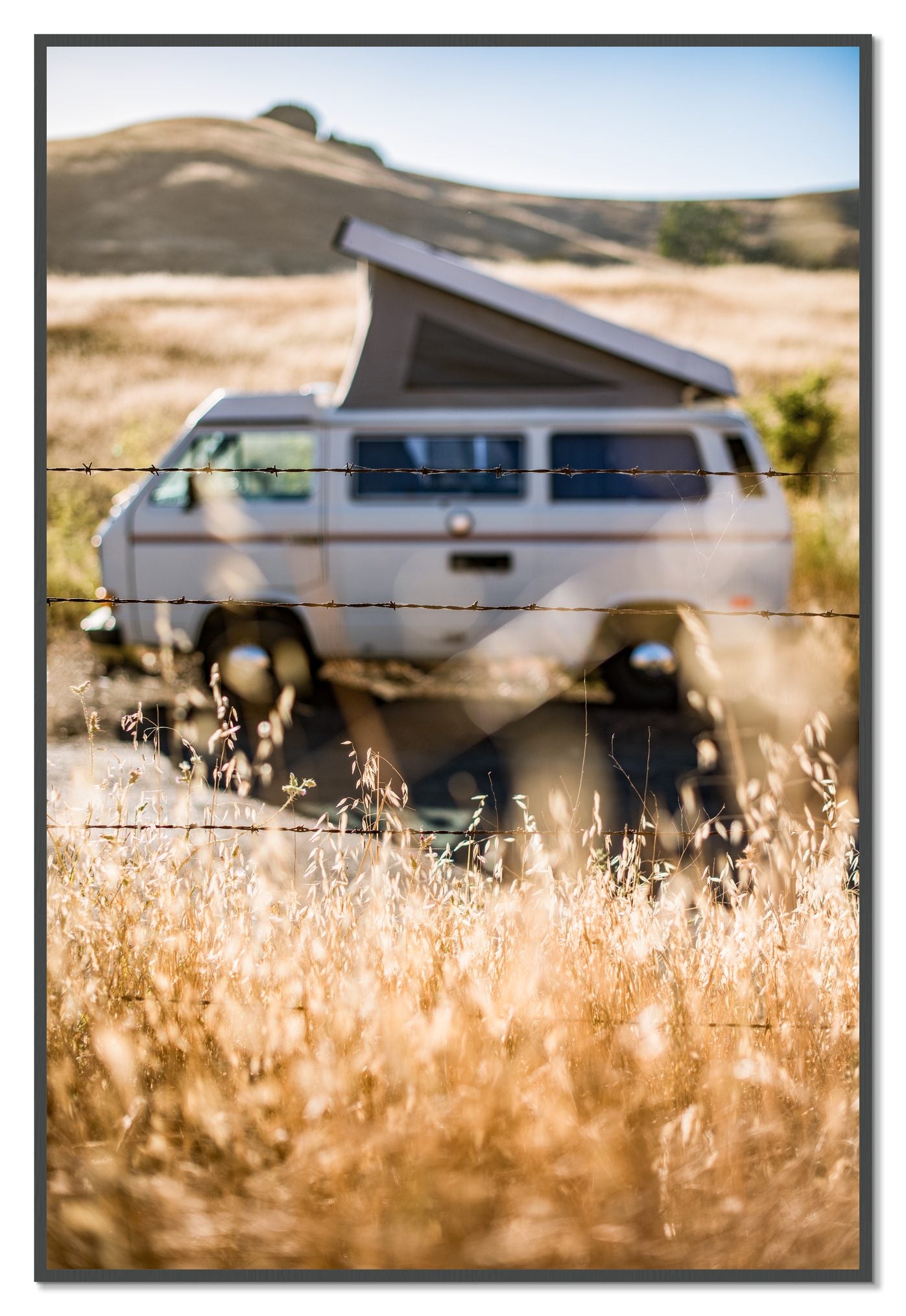 California Classic by Dylan Ozanich, 48×72 Full Bleed Print in a Grey frame