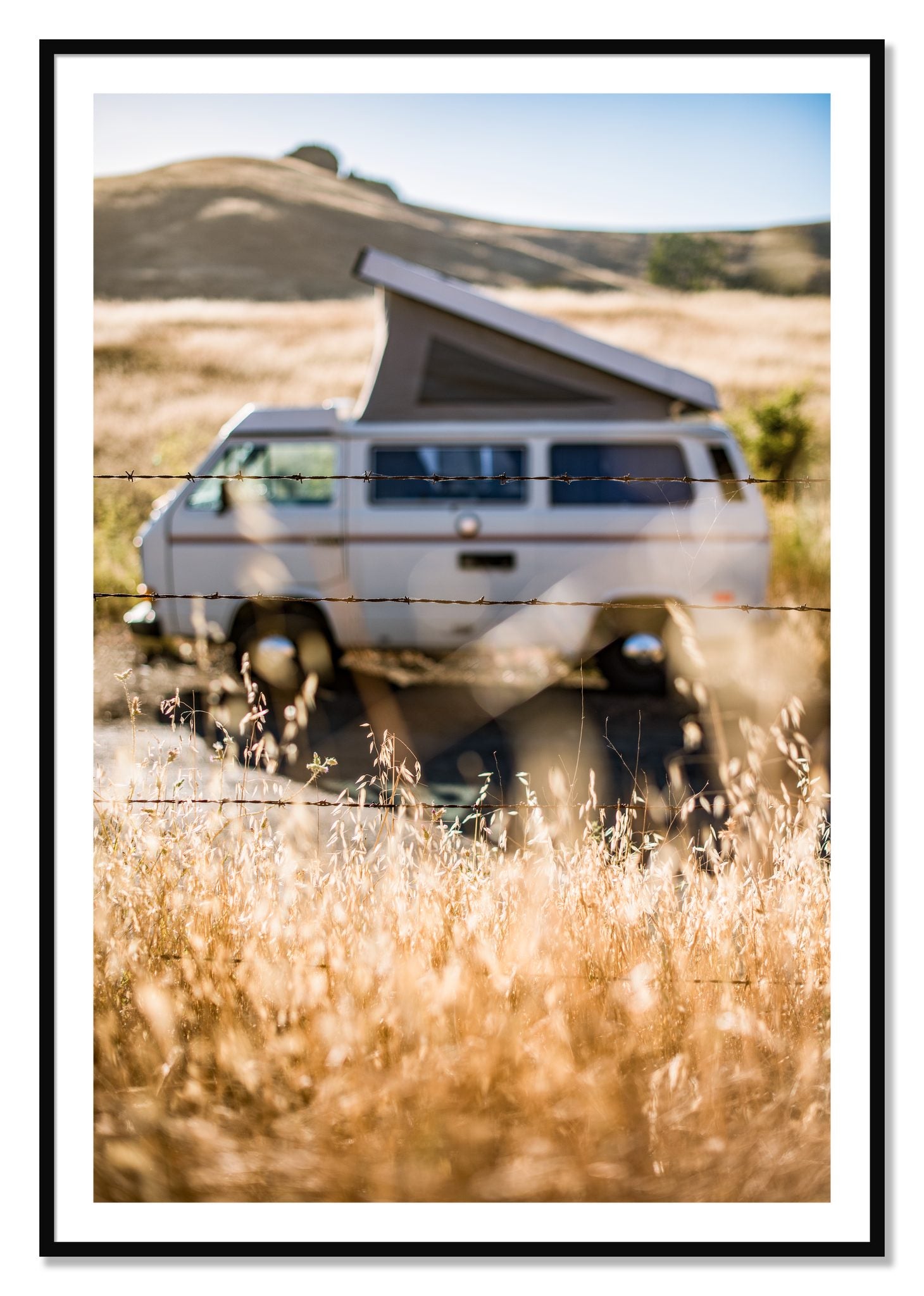 Framed photograph of California Classic by Dylan Ozanich, Black frame, Borders
