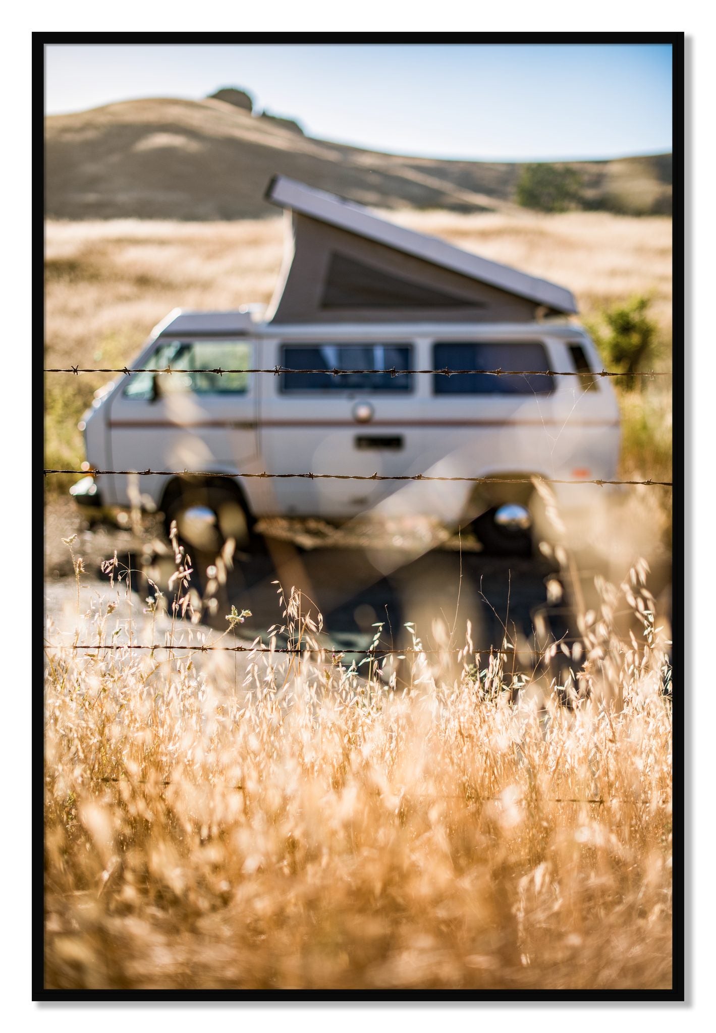 Framed photograph of California Classic by Dylan Ozanich, Black frame, Full Bleed