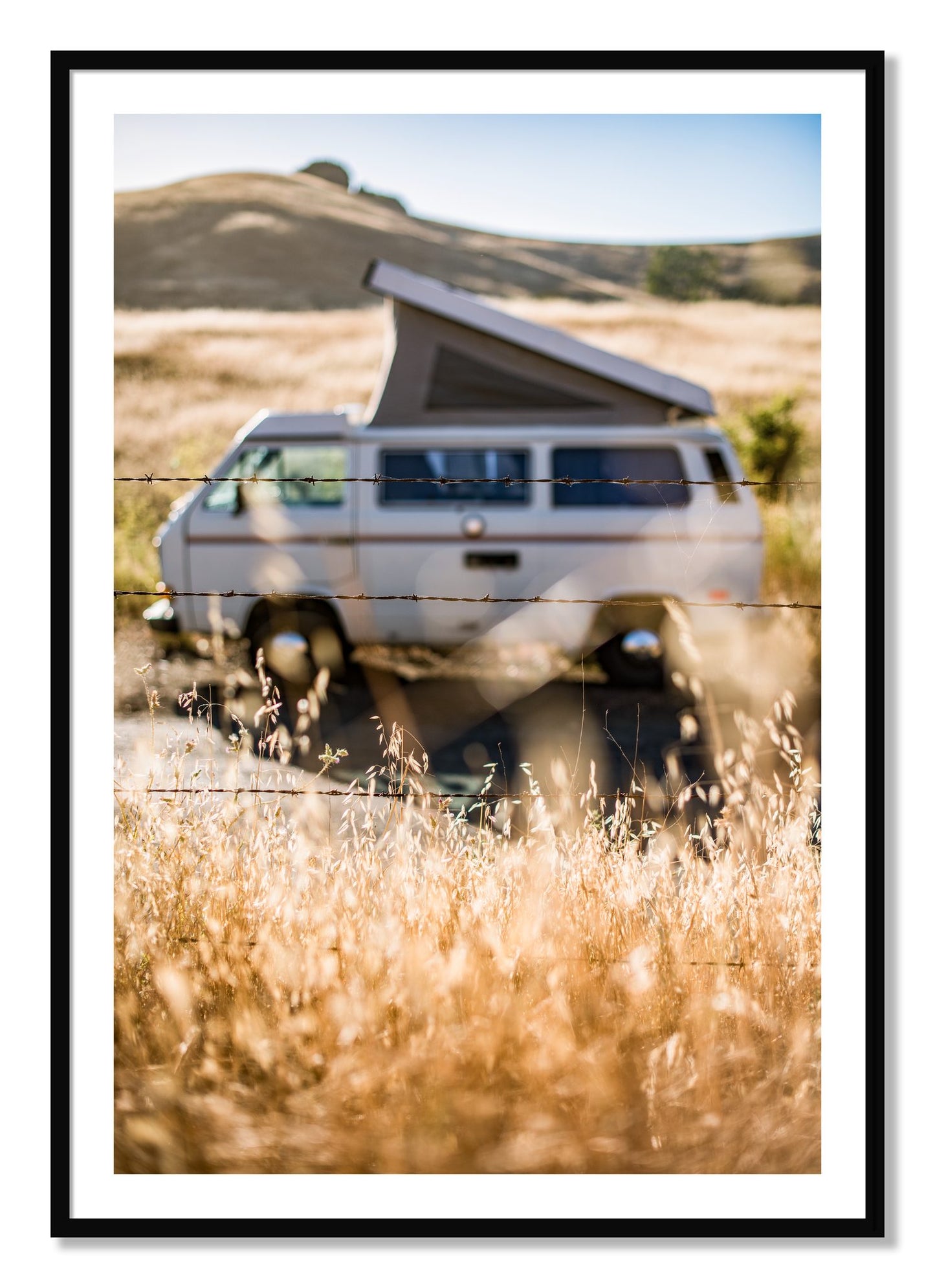 Framed photograph of California Classic by Dylan Ozanich, Black frame, Borders