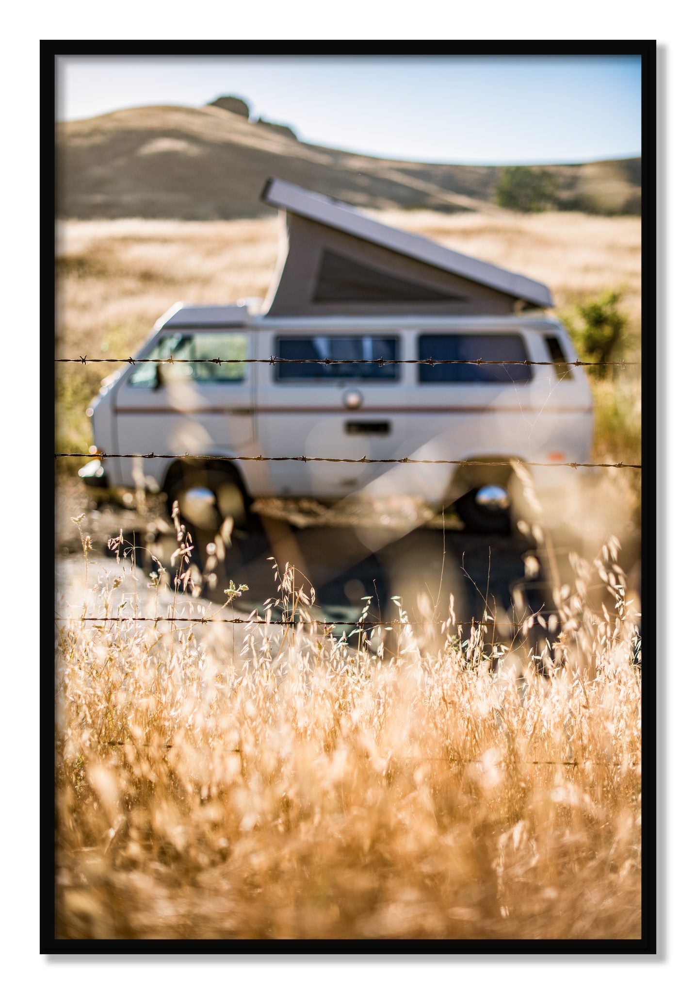 Framed photograph of California Classic by Dylan Ozanich, Black frame, Full Bleed