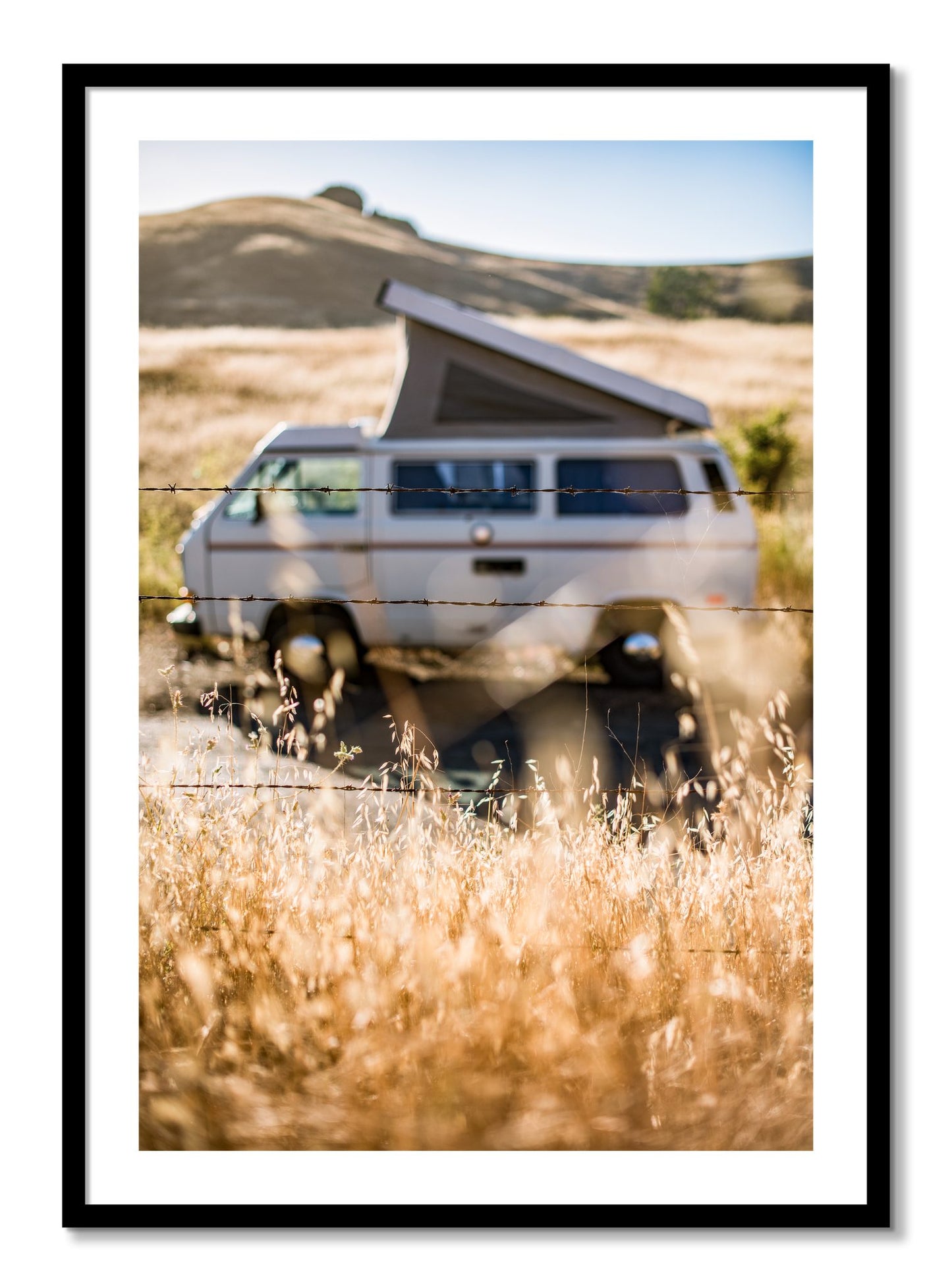 Framed photograph of California Classic by Dylan Ozanich, Black frame, Borders