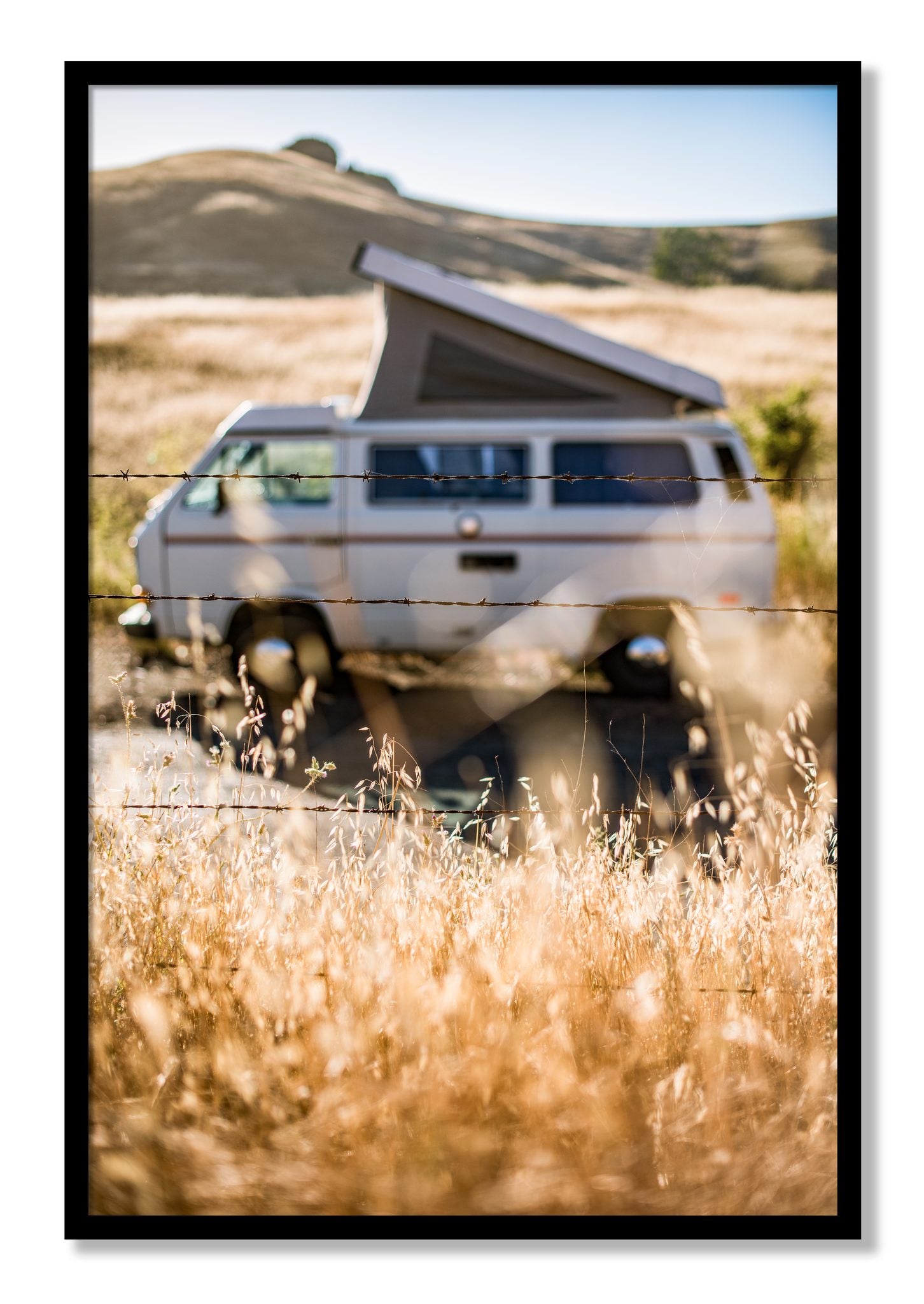 Framed photograph of California Classic by Dylan Ozanich, Black frame, Full Bleed
