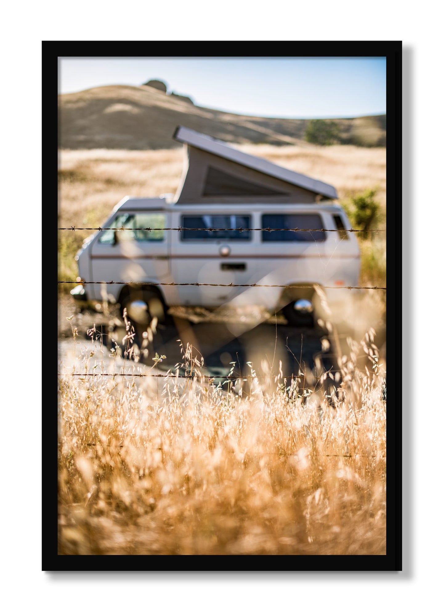 Framed photograph of California Classic by Dylan Ozanich, Black frame, Full Bleed