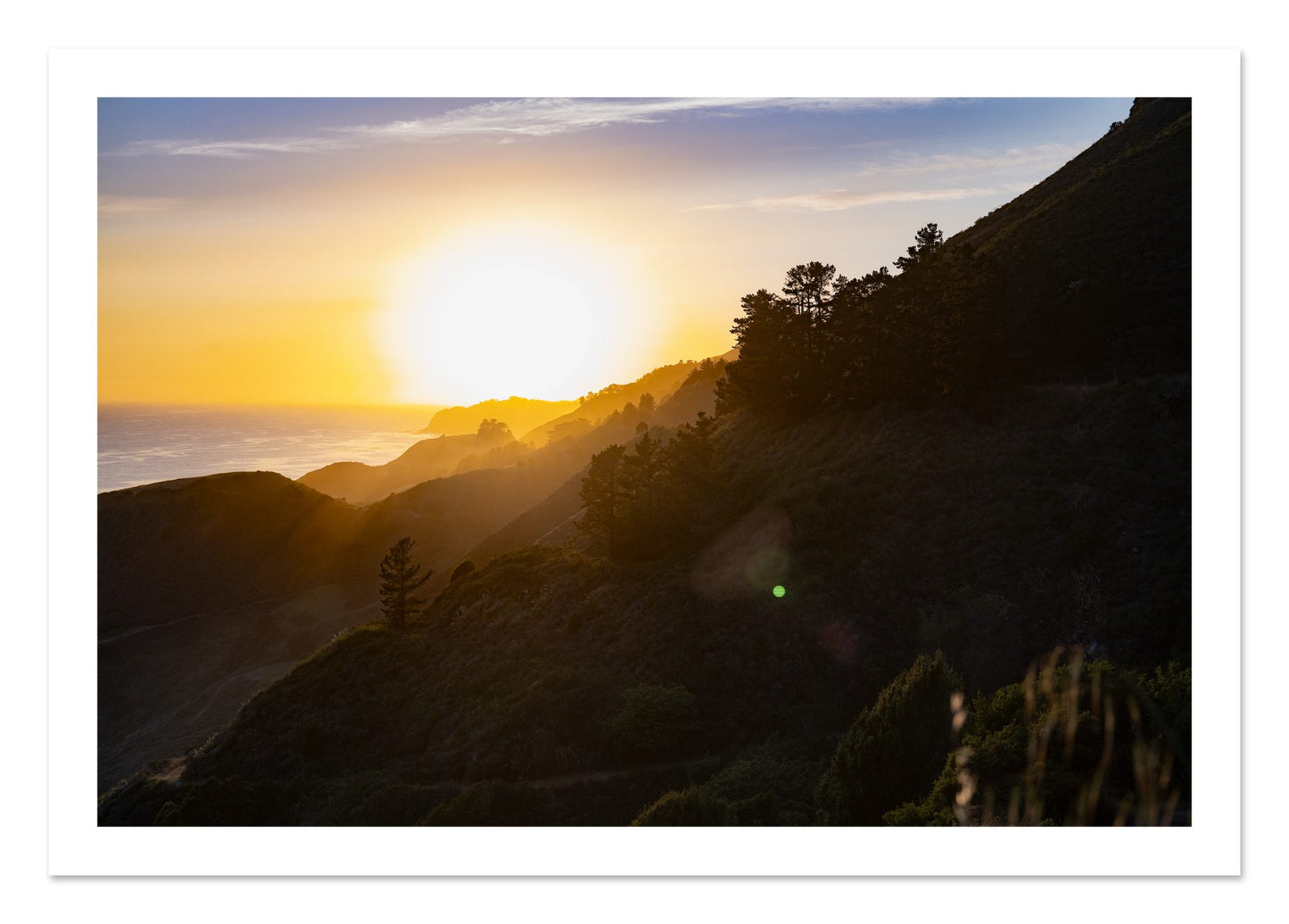 Fine art print of California Coastline by Dylan Ozanich, unframed