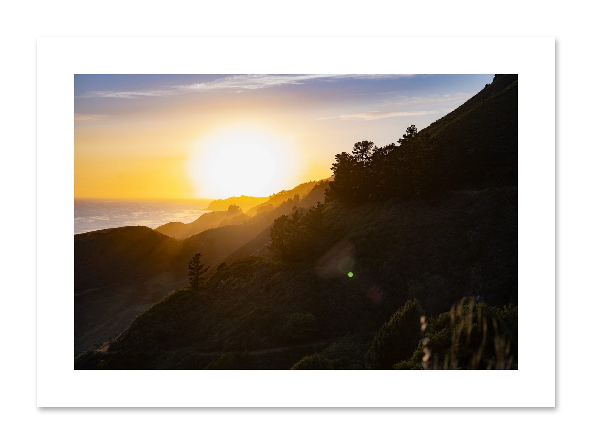 Fine art print of California Coastline by Dylan Ozanich, unframed