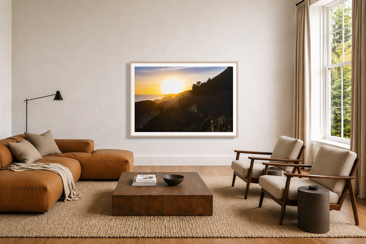 California Coastline in a room