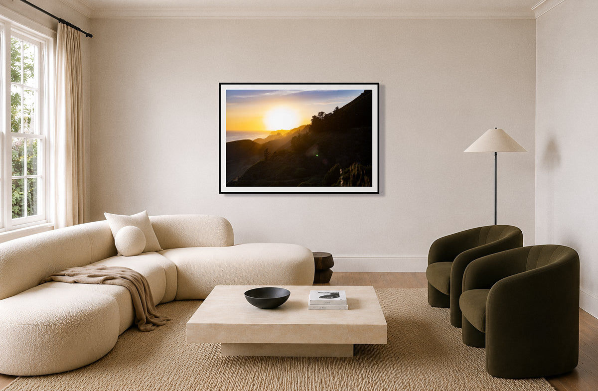 California Coastline in a room