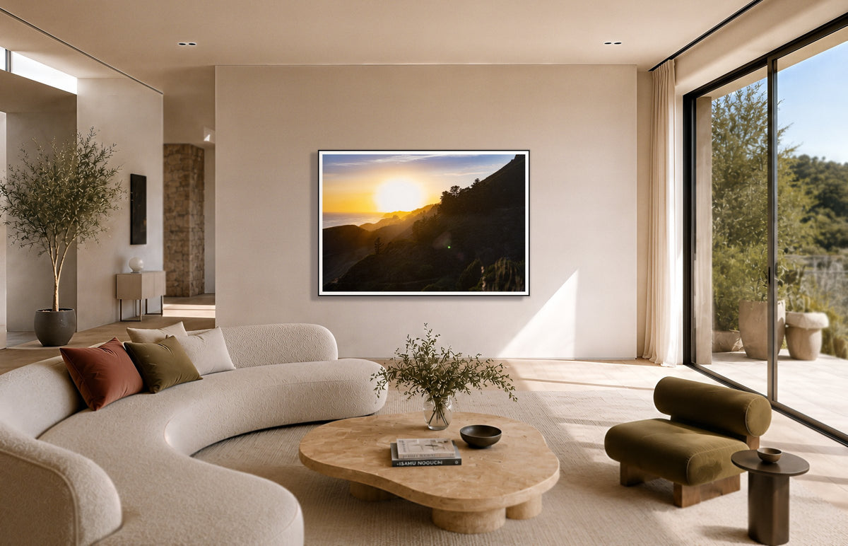 California Coastline in a room