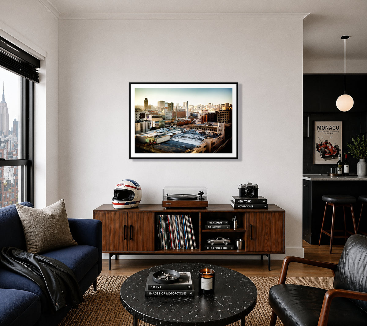 Chronical San Francisco in a room