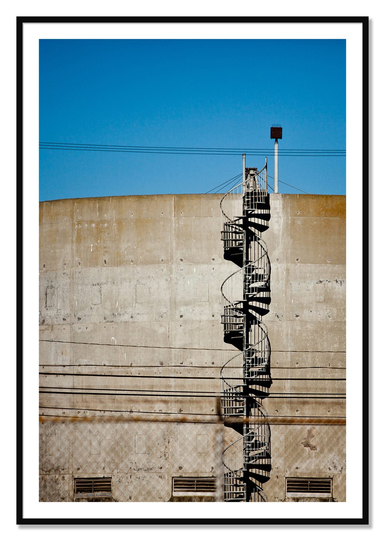 Framed photograph of Climb by Dylan Ozanich, Black frame, Borders